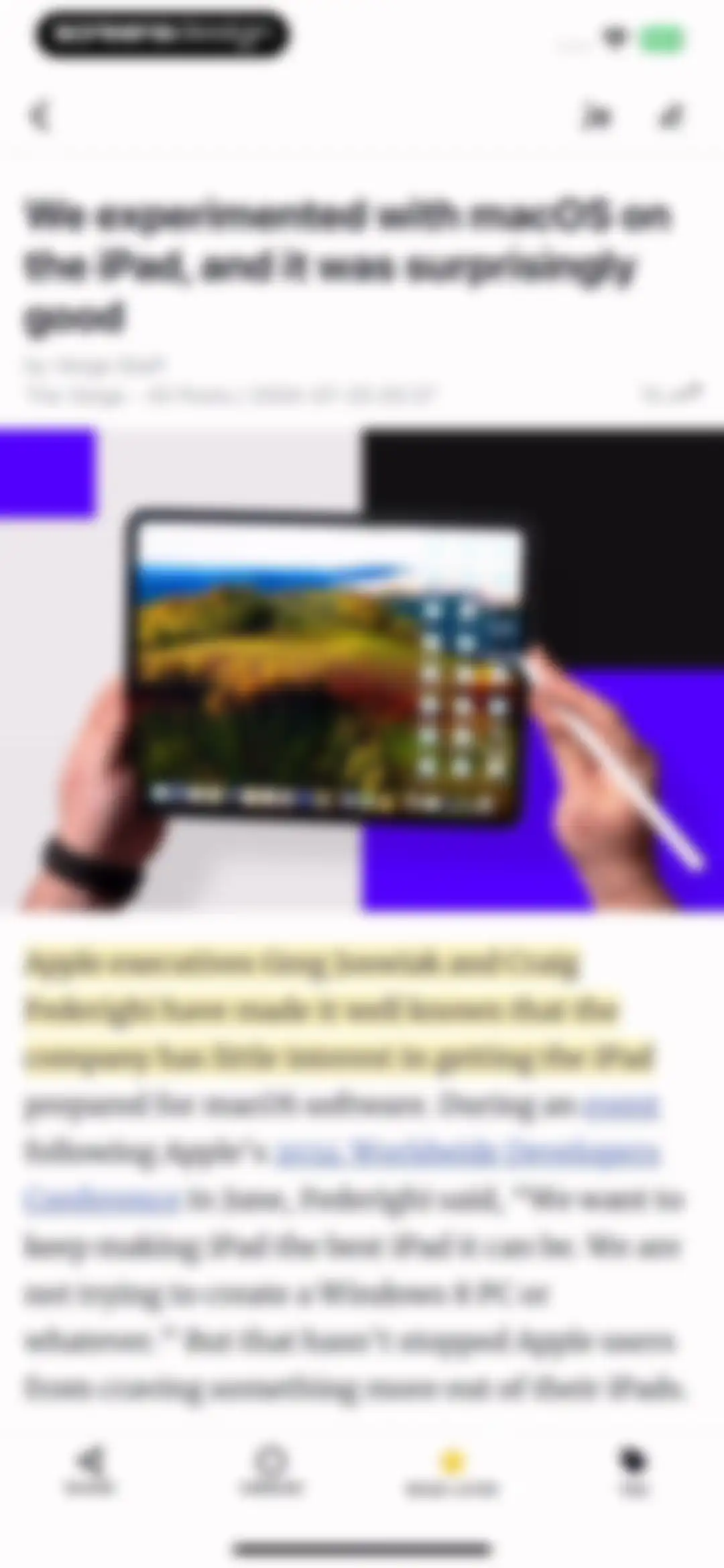 Inoreader: News & RSS reader screen 76