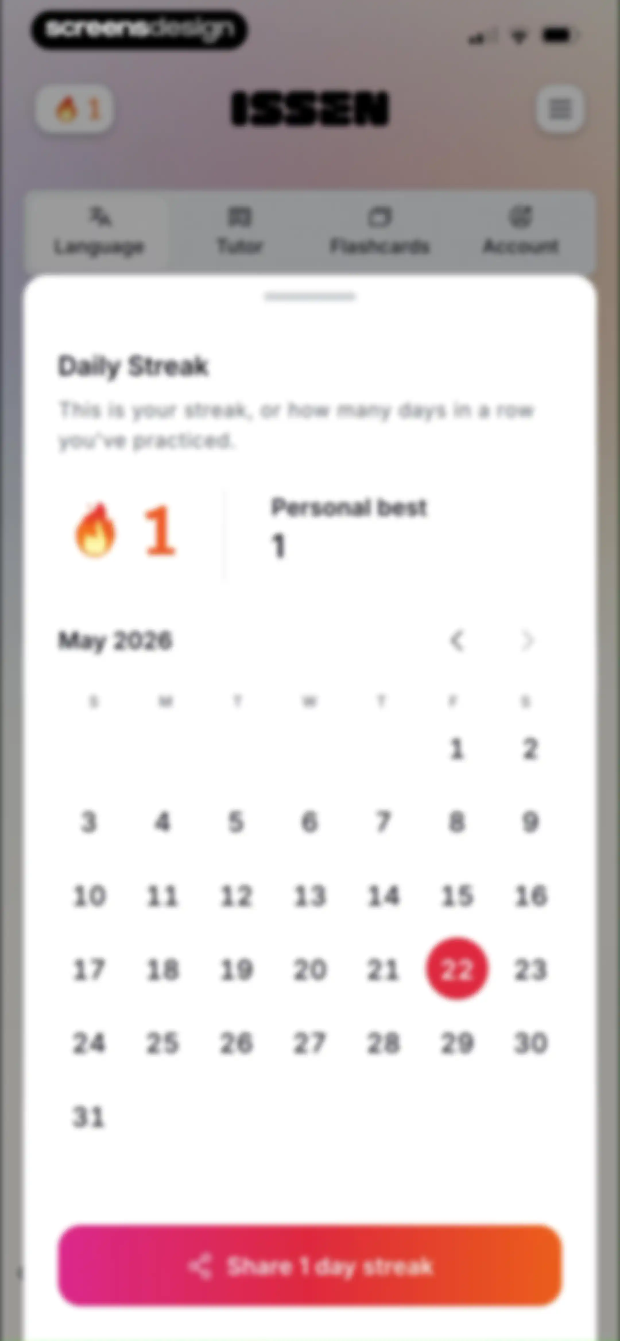 ISSEN - Voice Tutor screen 67