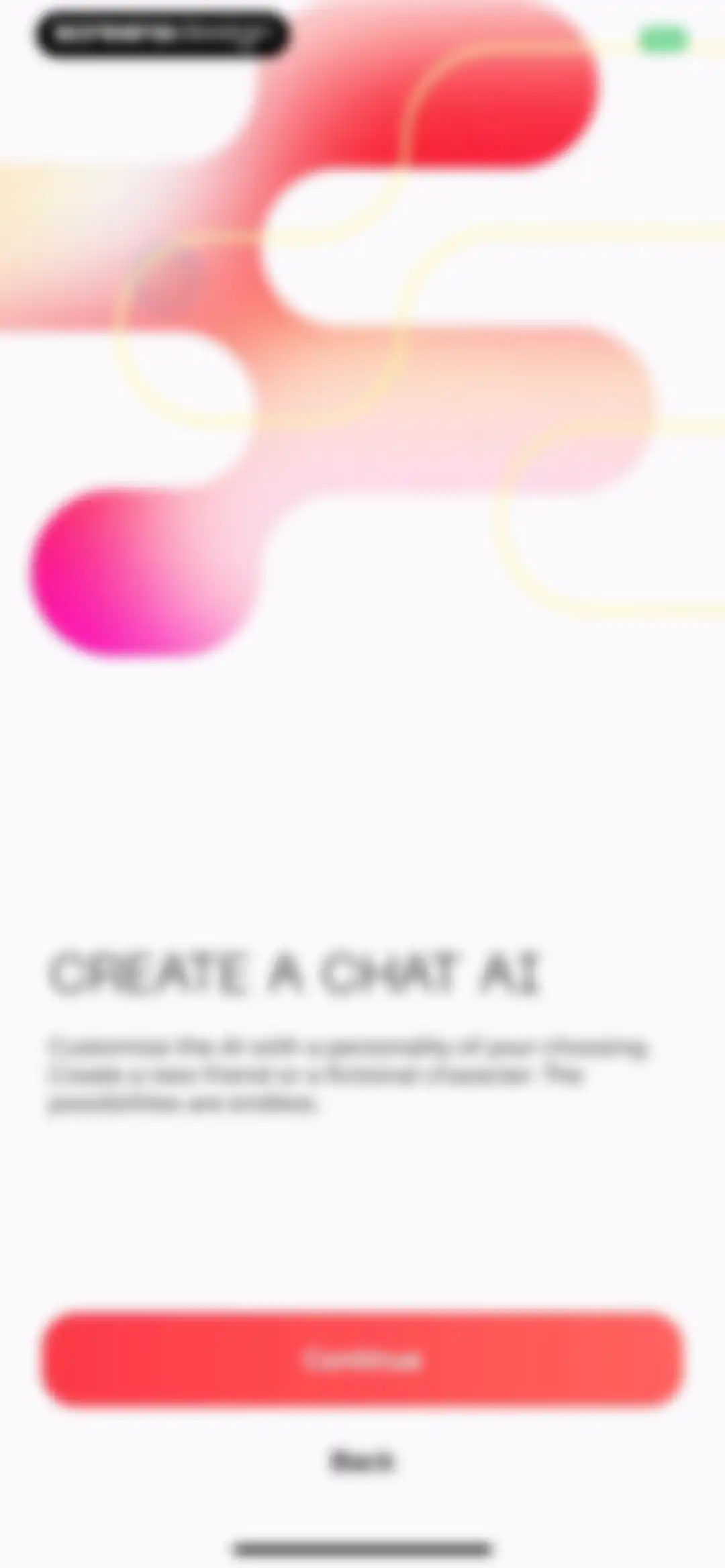CHAI: Social AI Platform- Chat screen 25