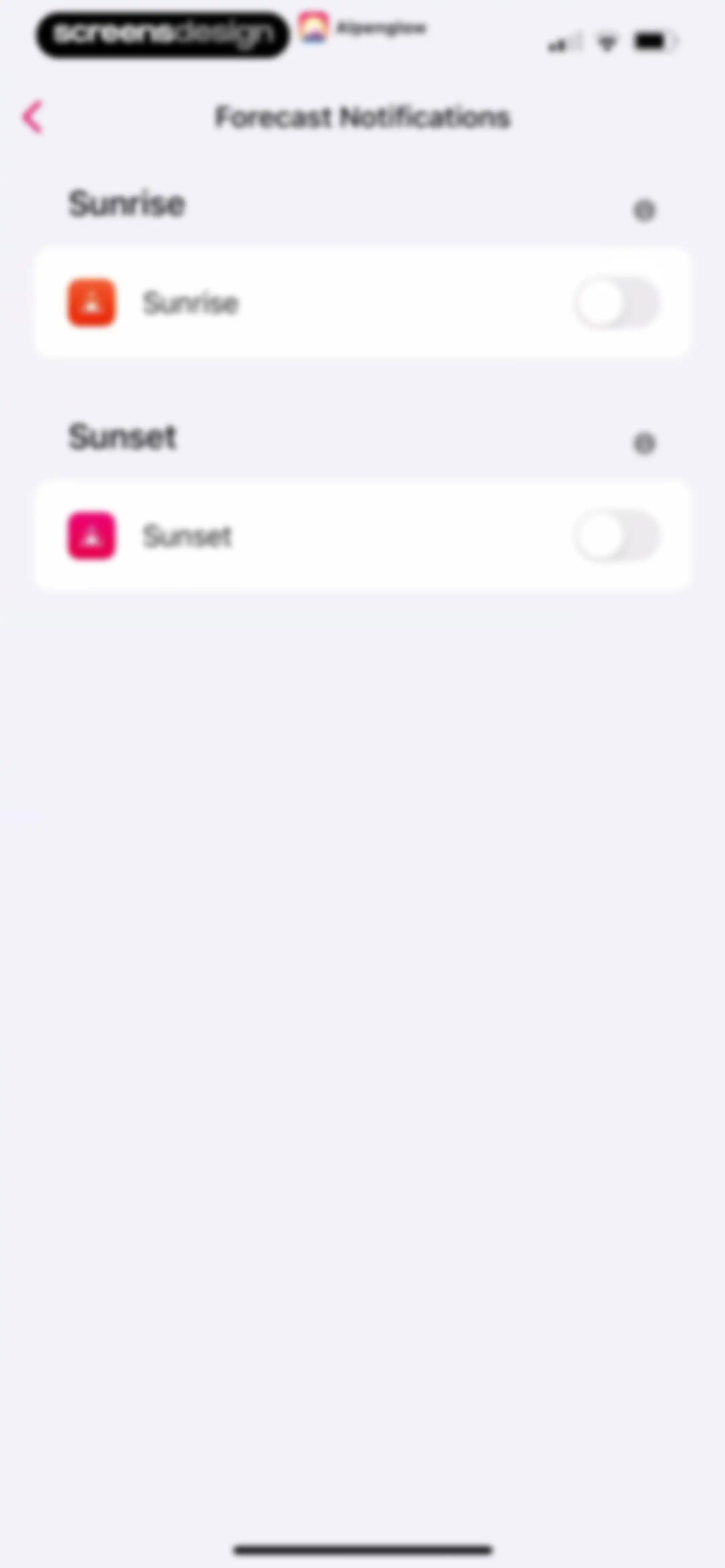 Sunset Predictions: Alpenglow screen 49