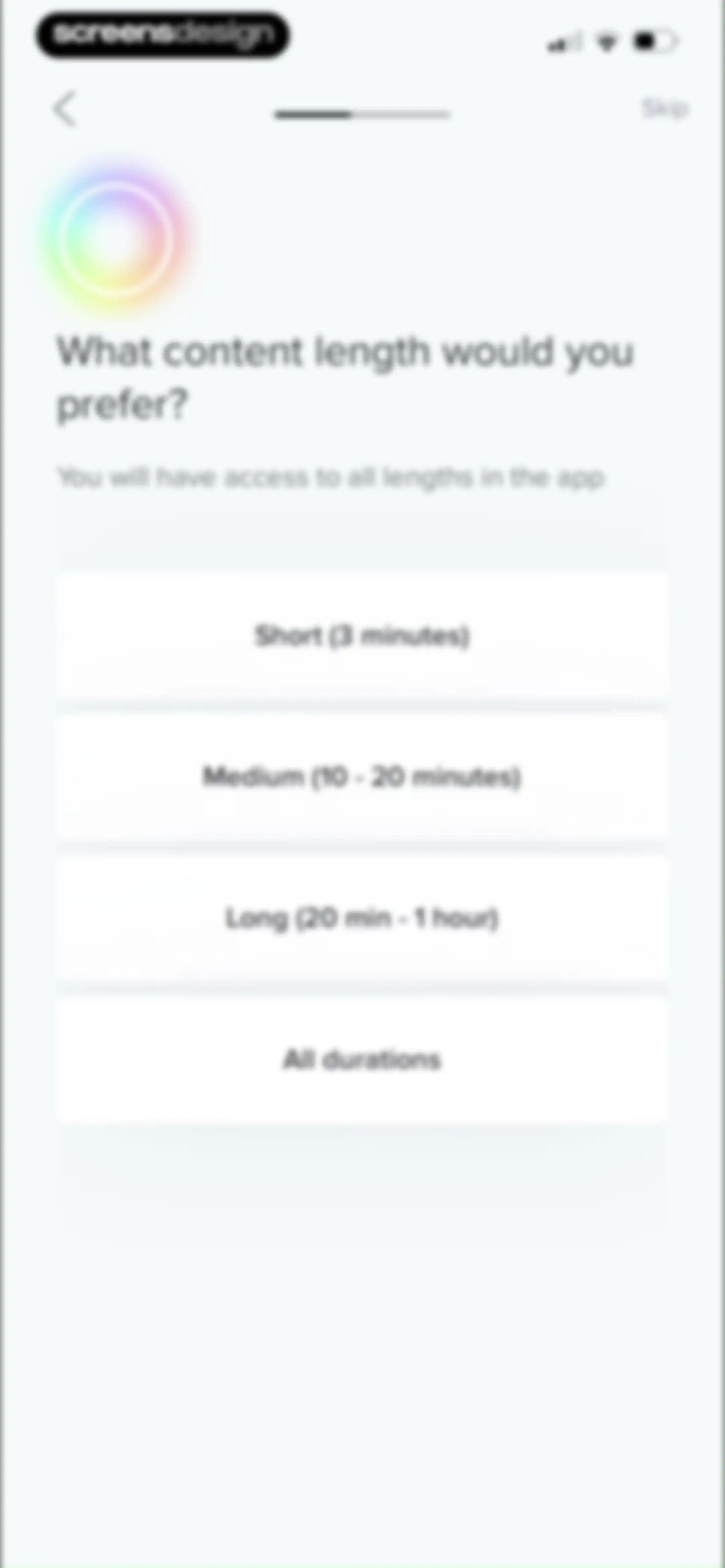 Aura: Meditation & Sleep, CBT screen 7