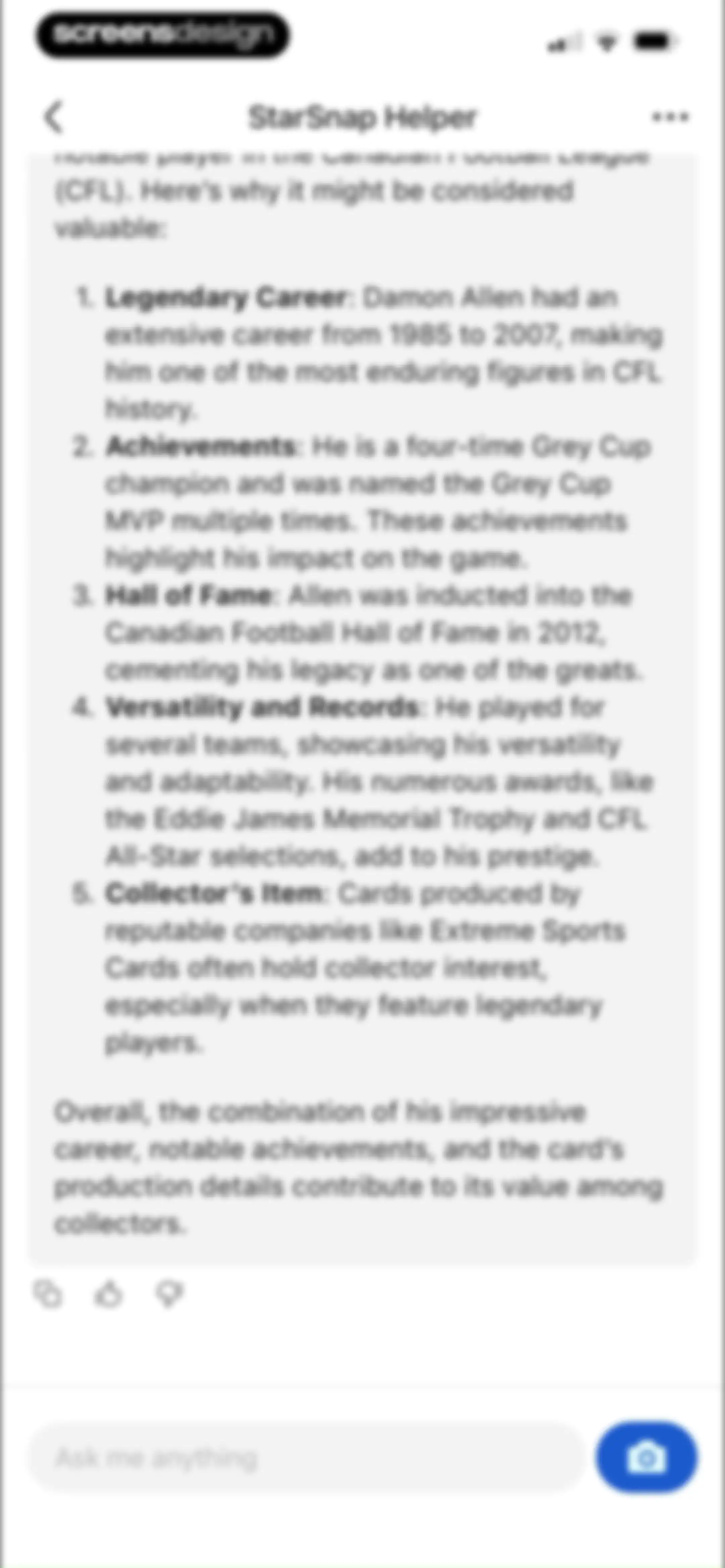 StarSnap: Sports Card Scanner screen 32