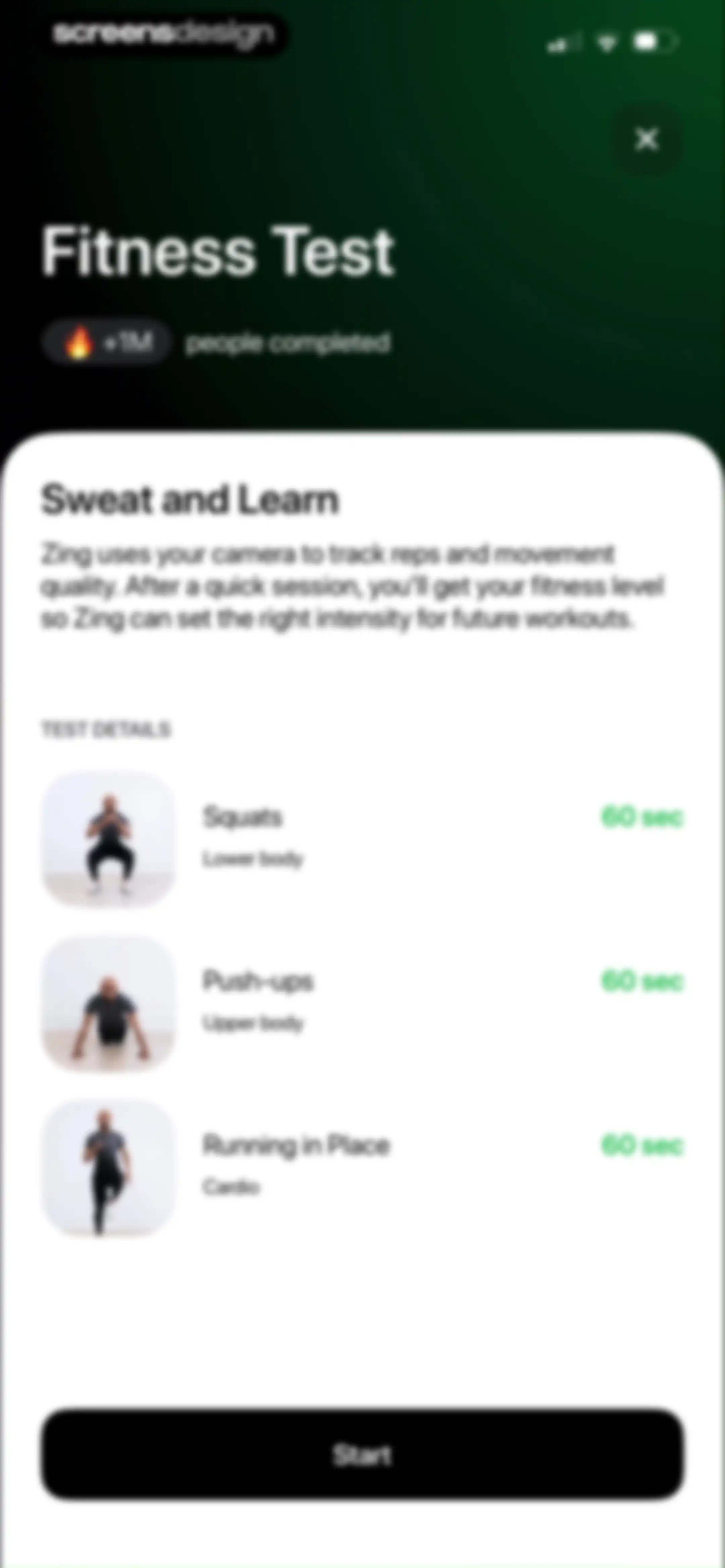 Zing AI: Home & Gym Workouts screen 190
