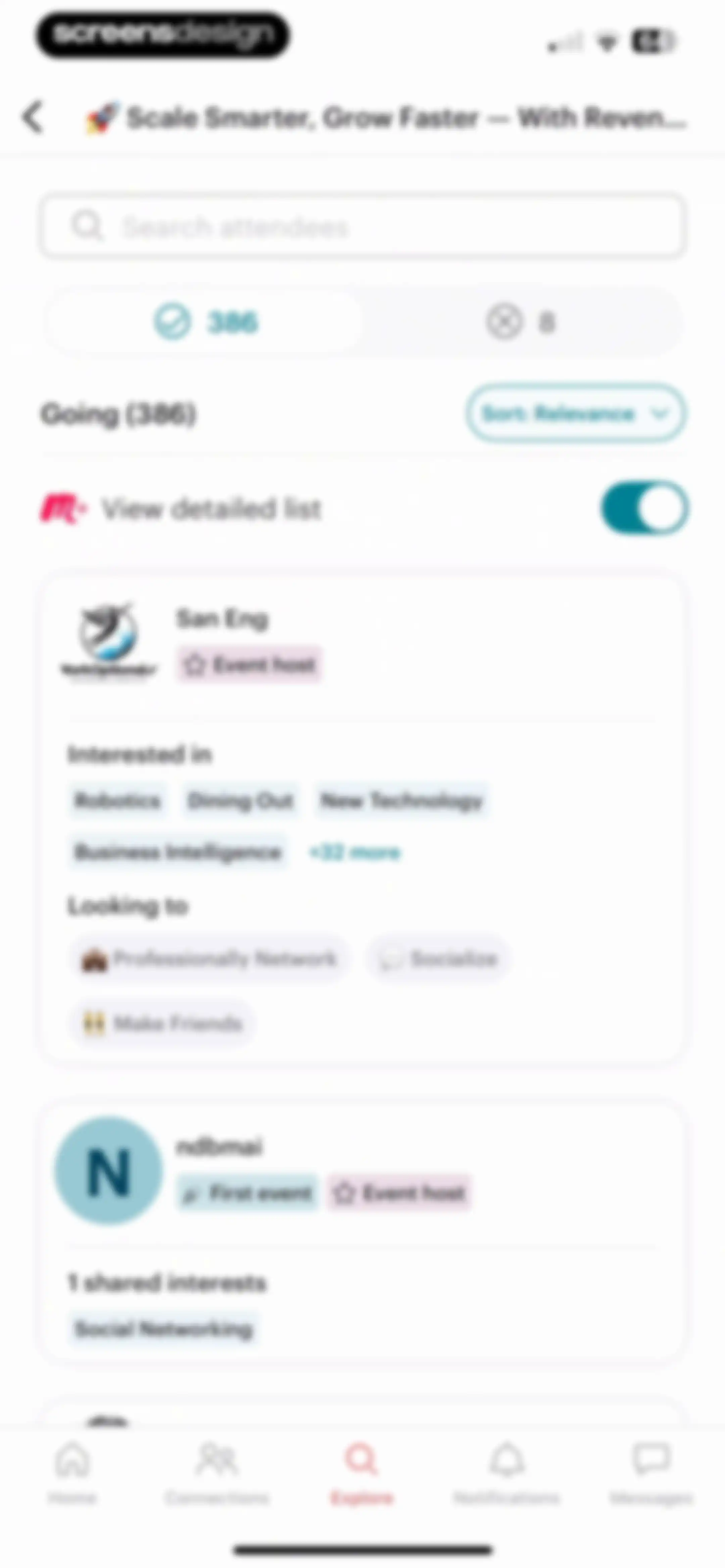 Meetup: Social Events & Groups screen 30
