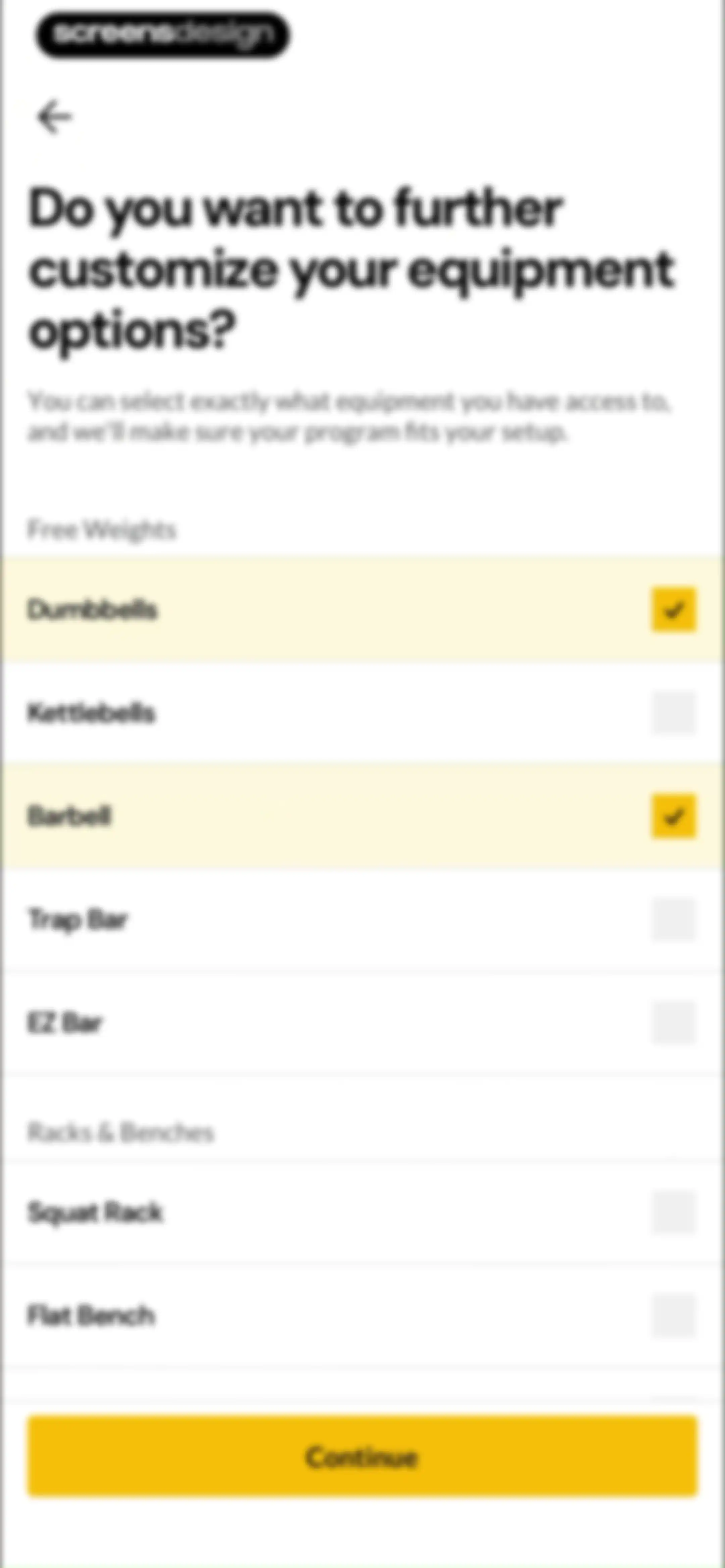 Boostcamp: Workout Programs screen 20