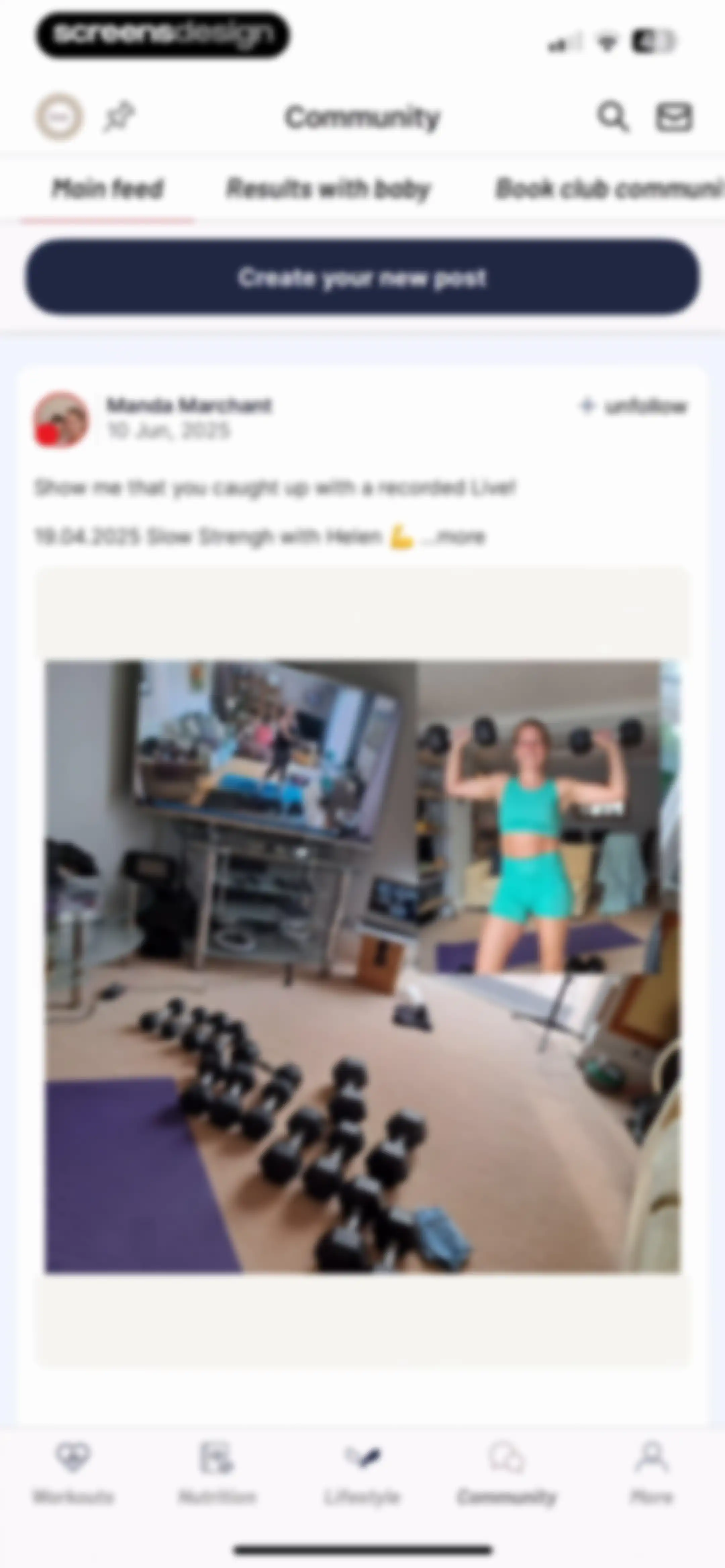 Results Wellness Lifestyle screen 118