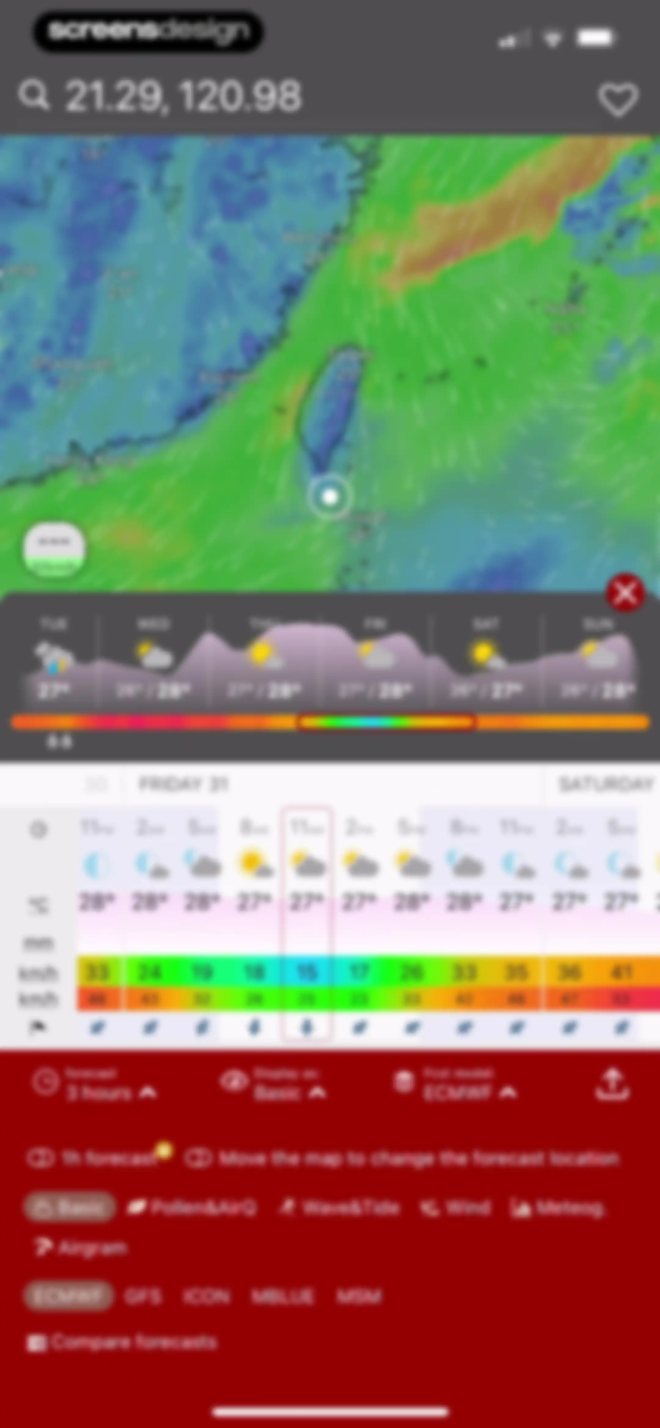 Windy.com screen 15