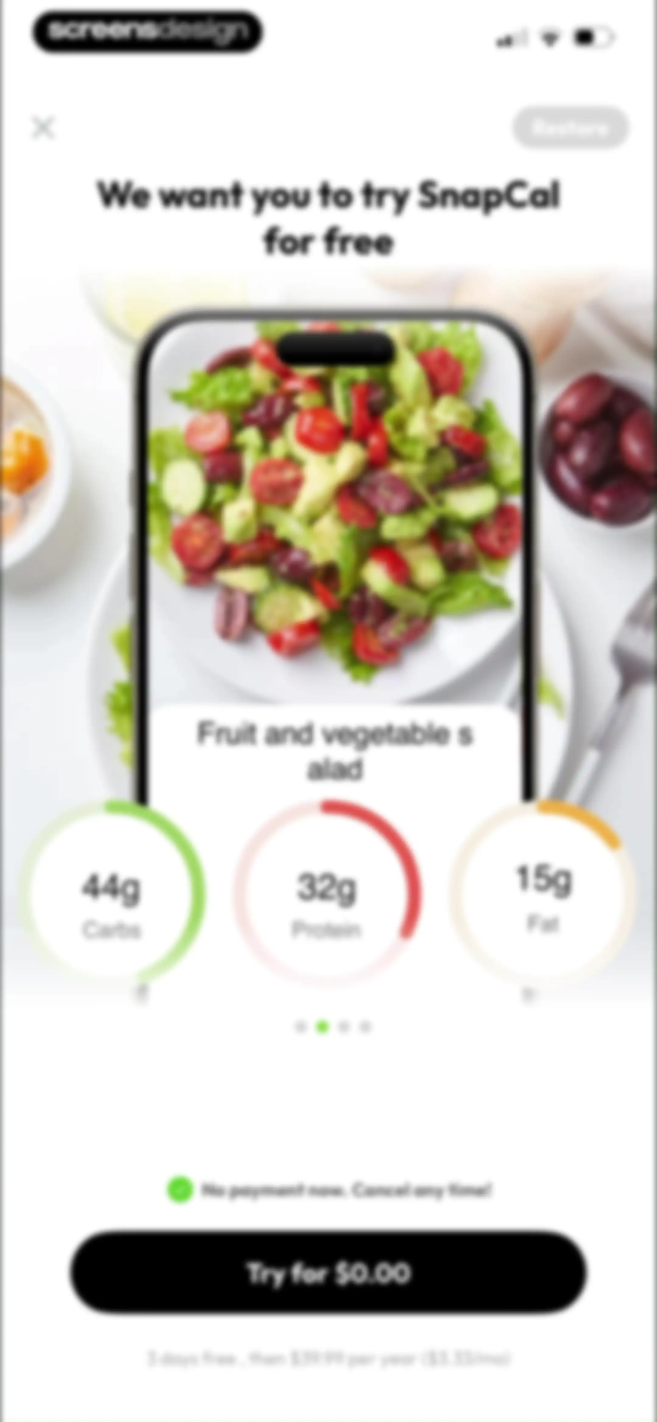 SnapCal: AI Calorie Counter screen 36