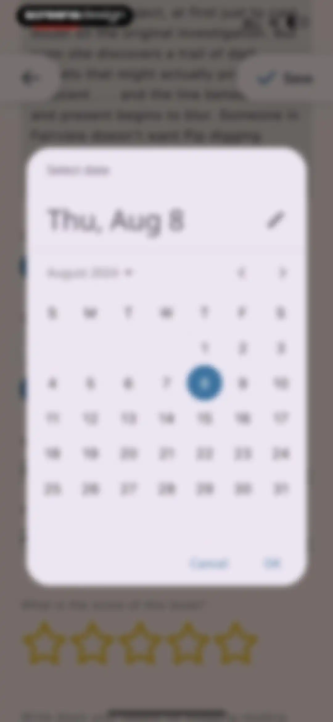 Bookmory - reading tracker screen 19