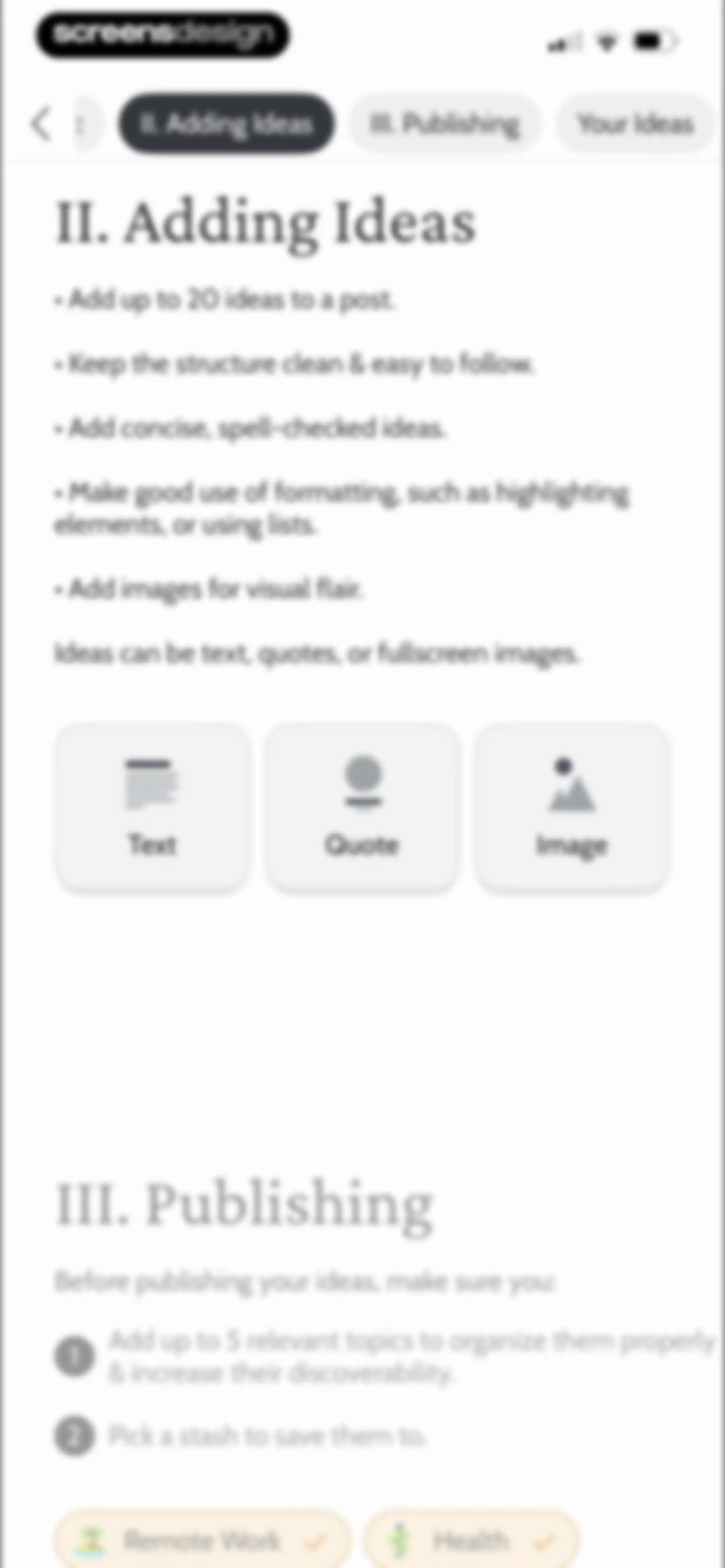 Deepstash: Smarter Every Day! screen 167