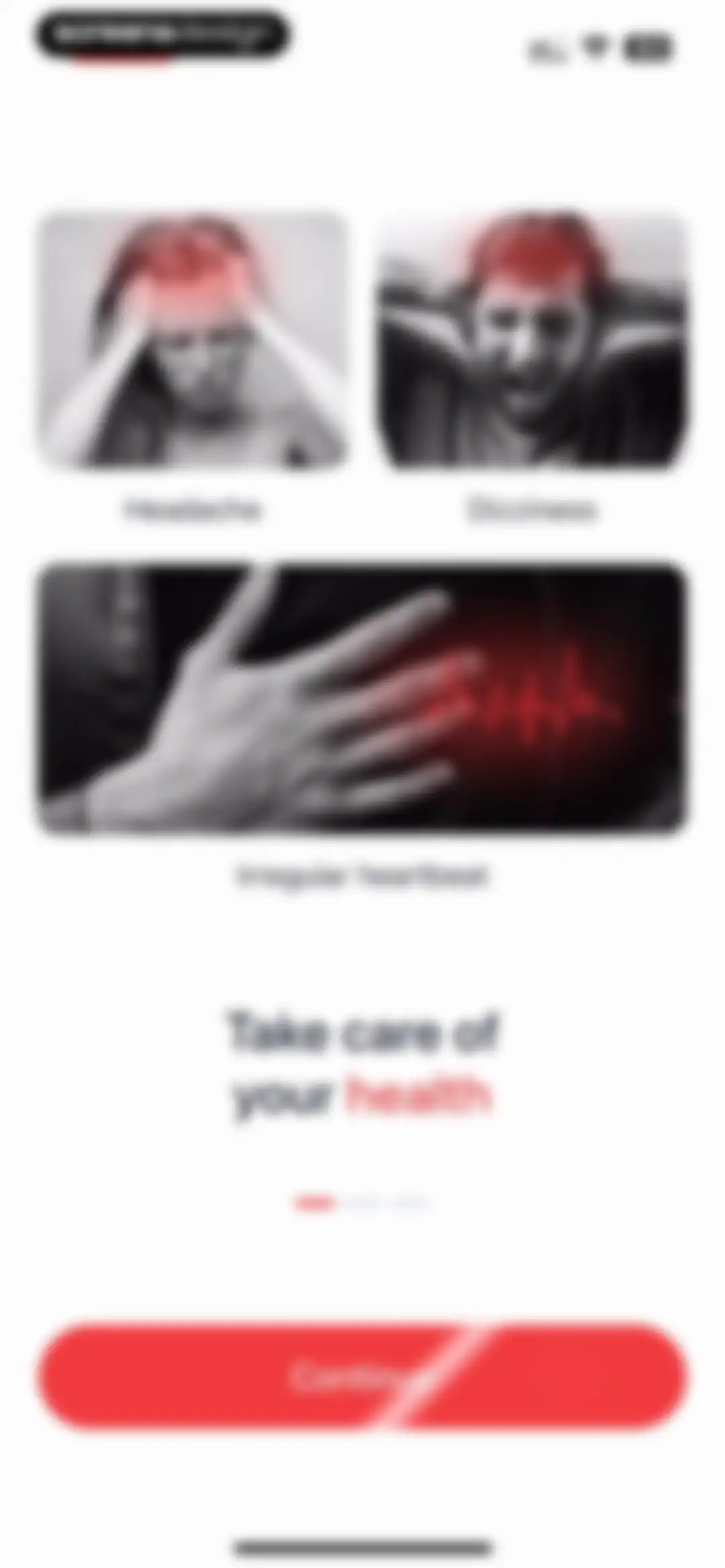 iHeart-Pulse Rate Monitor App. screen 4