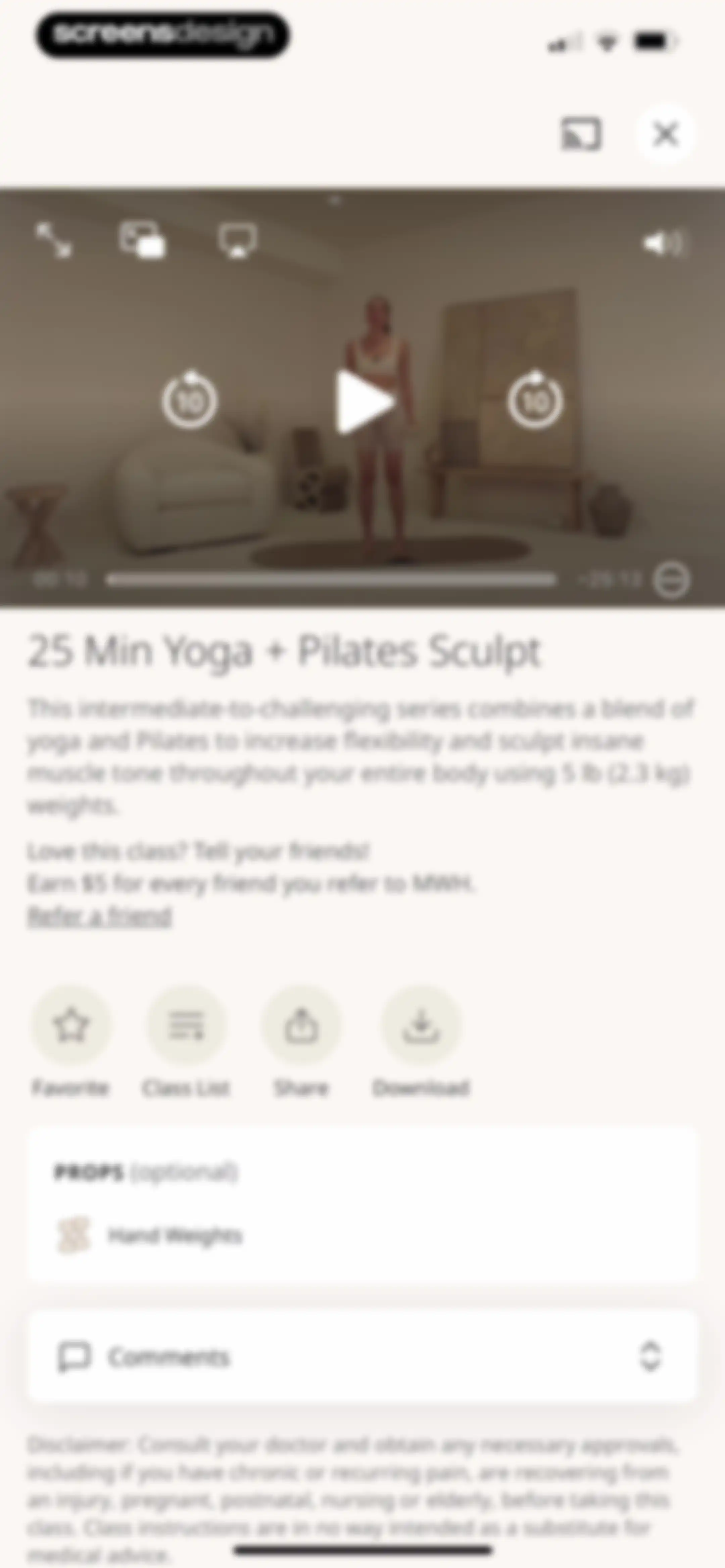 MWH: Fitness + Wellness screen 24