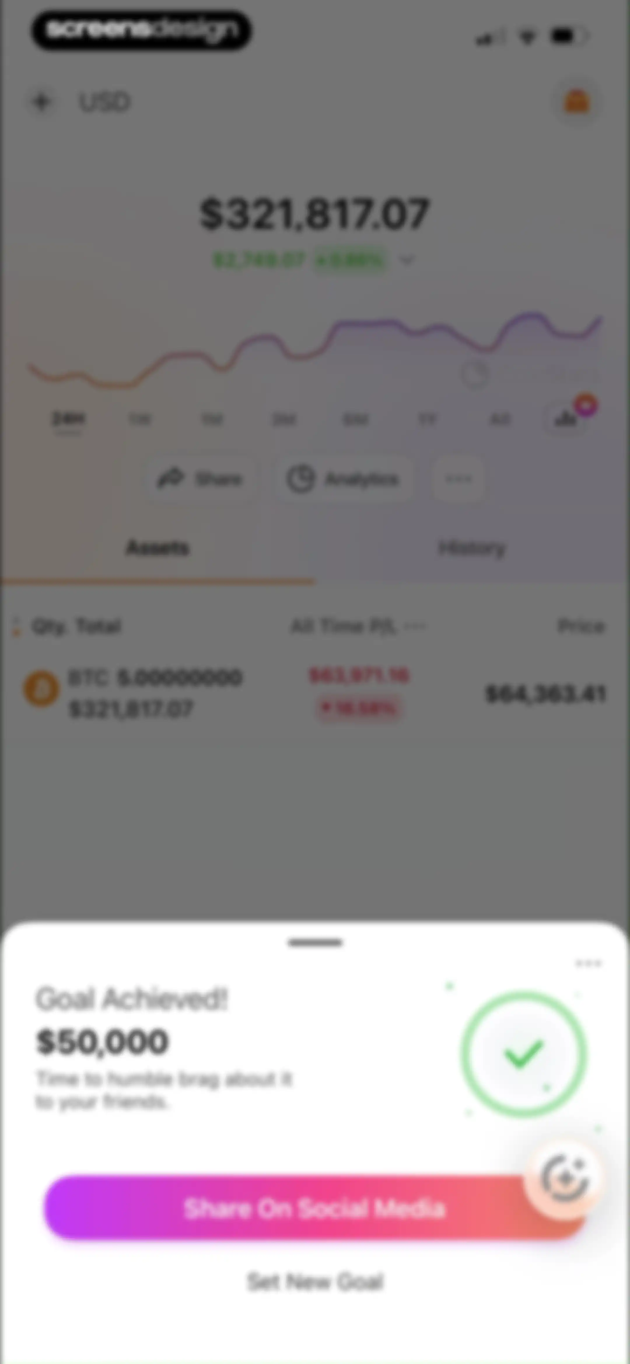 CoinStats: Crypto Portfolio screen 104