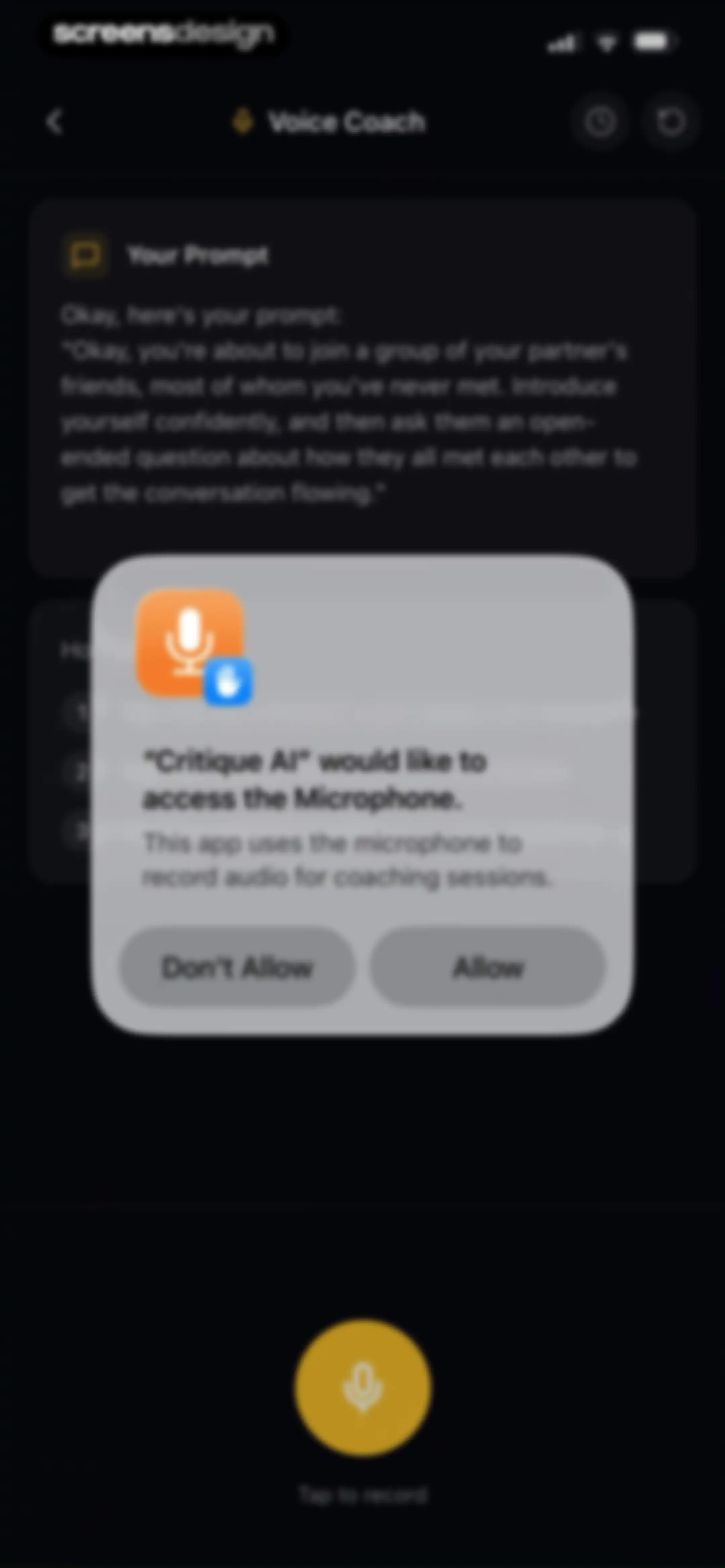 Critique AI: Habit Tracker screen 103