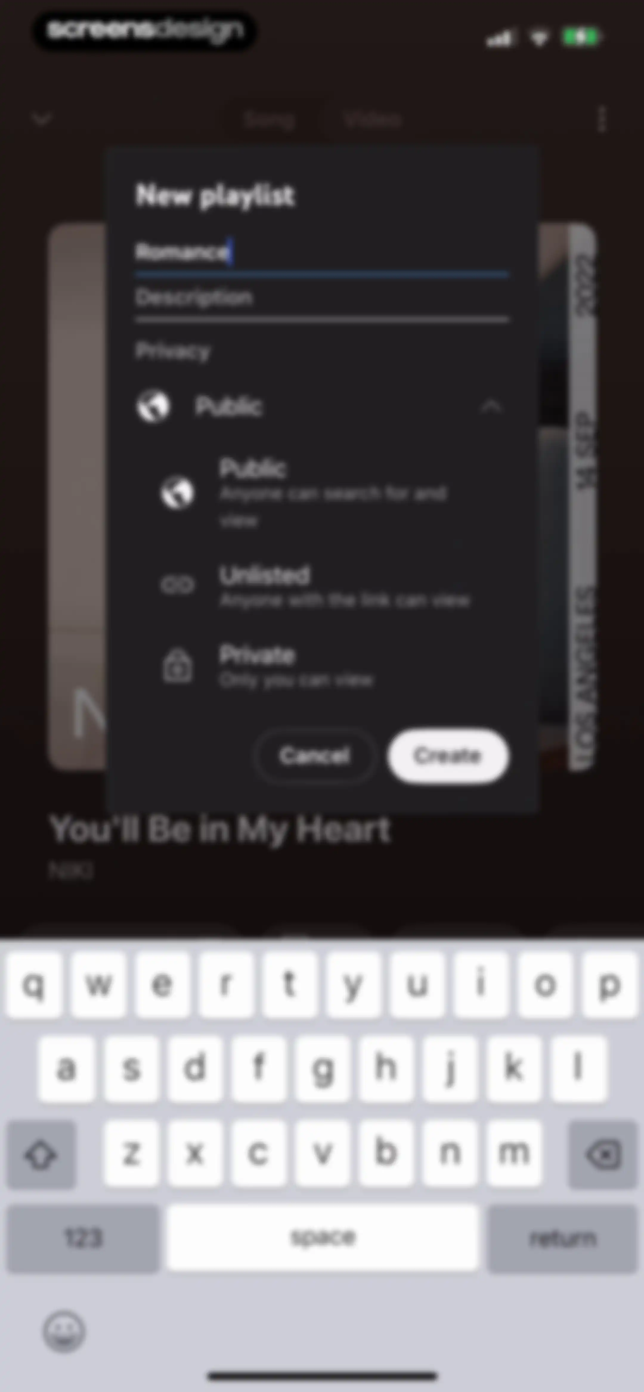 YouTube Music screen 32