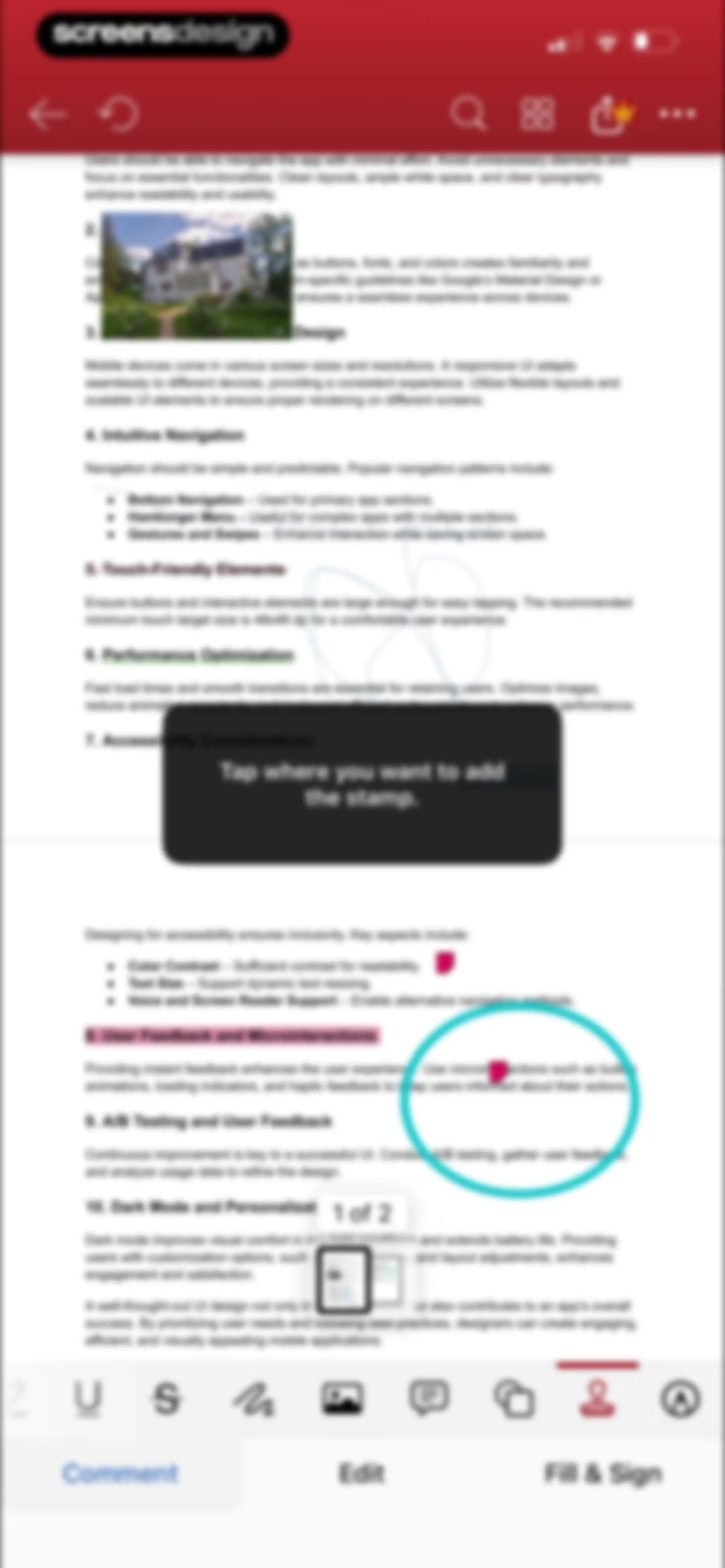 MobiPDF・PDF Text Editor・Reader screen 52