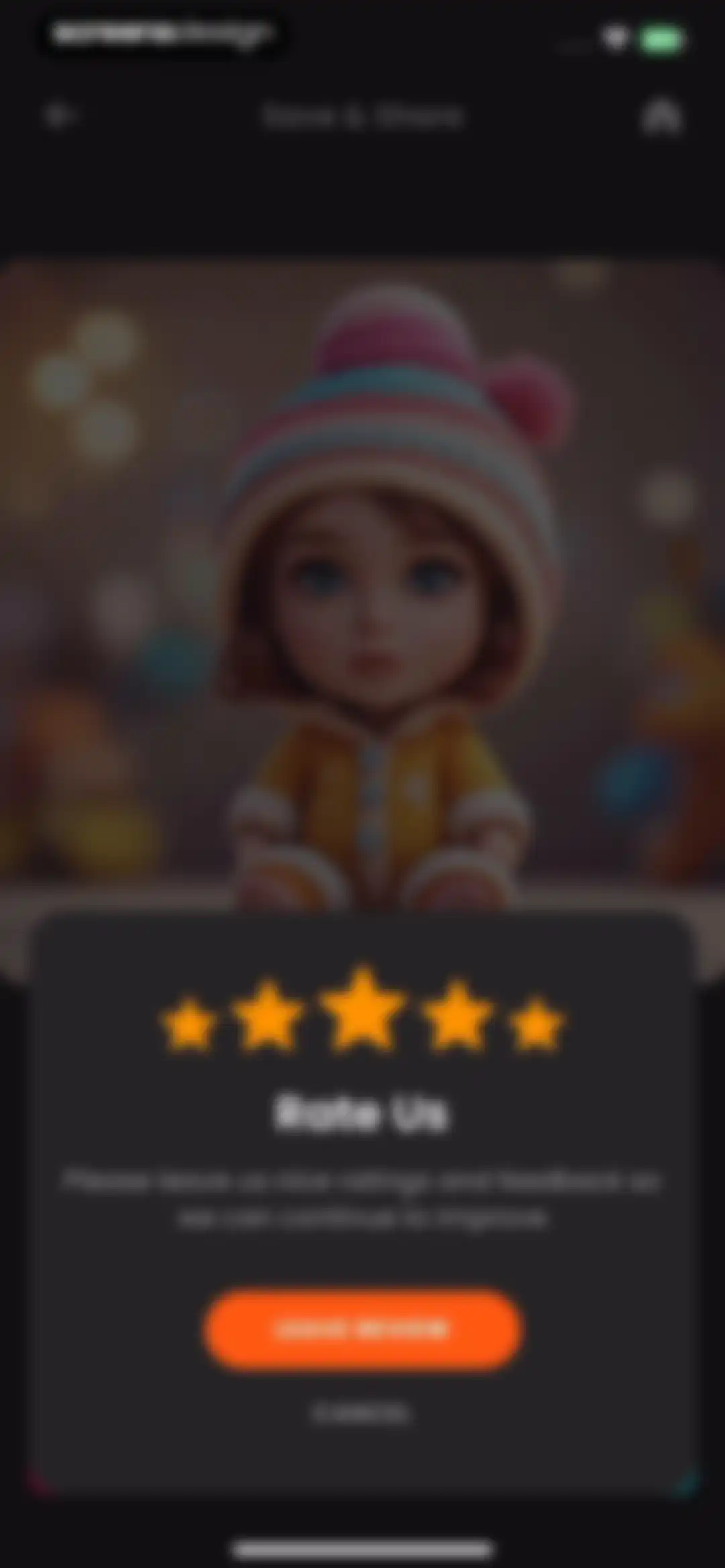 Voilà AI Artist Cartoon Filter screen 14