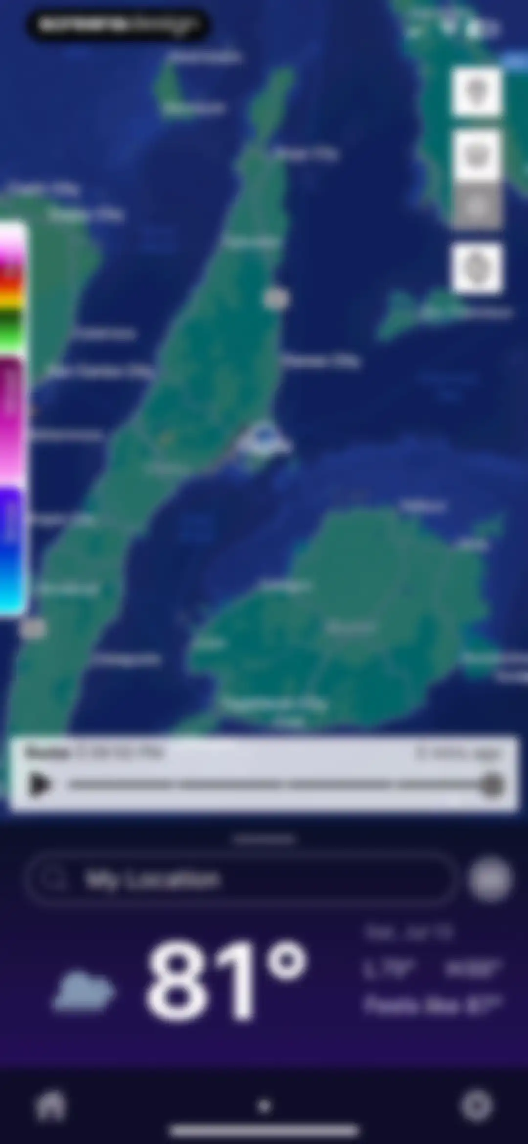 SKAI - NOAA Weather Radar screen 6