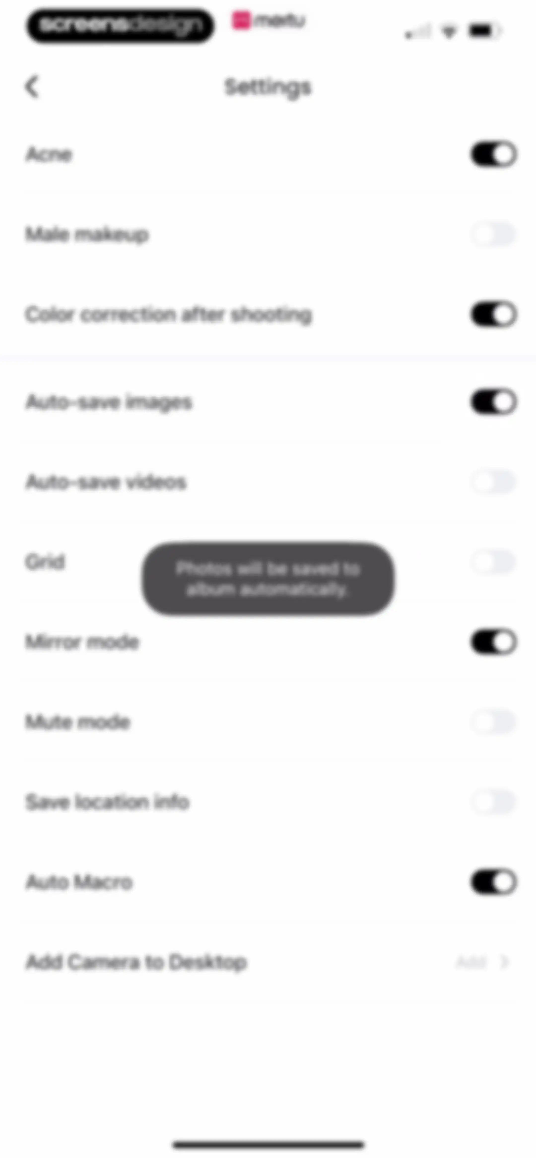 Meitu AI Photo & Video Editor screen 198