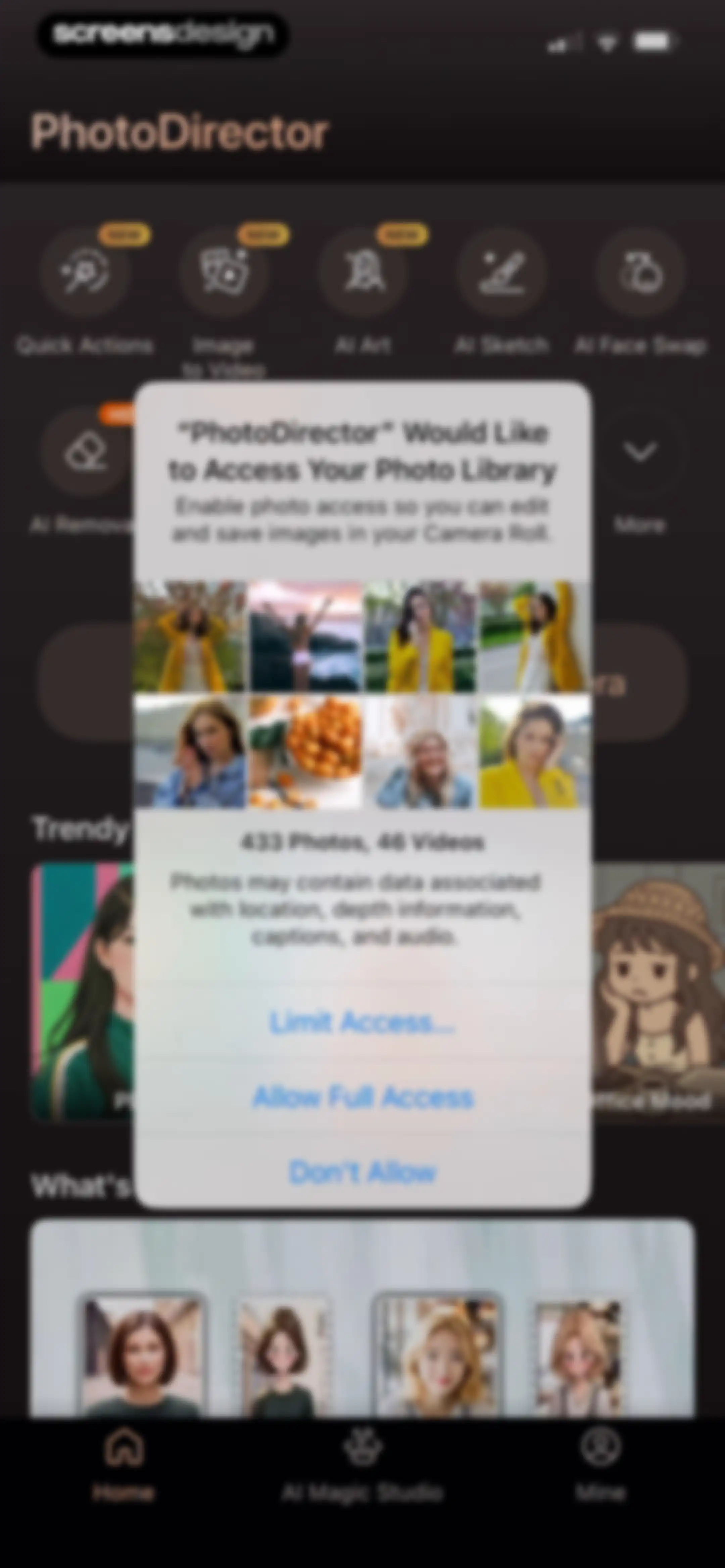 PhotoDirector: AI Photo Editor screen 17