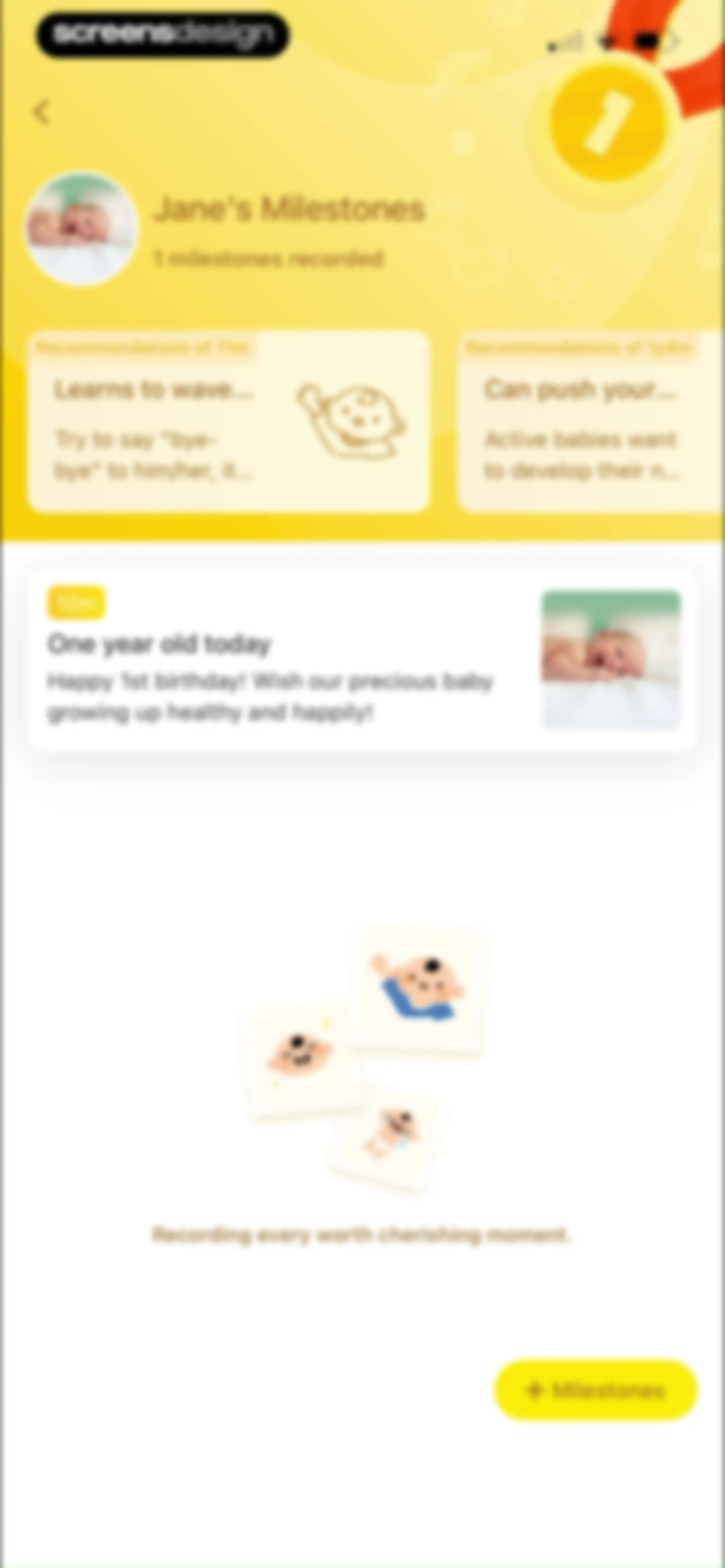 TimeHut - Baby Album screen 100