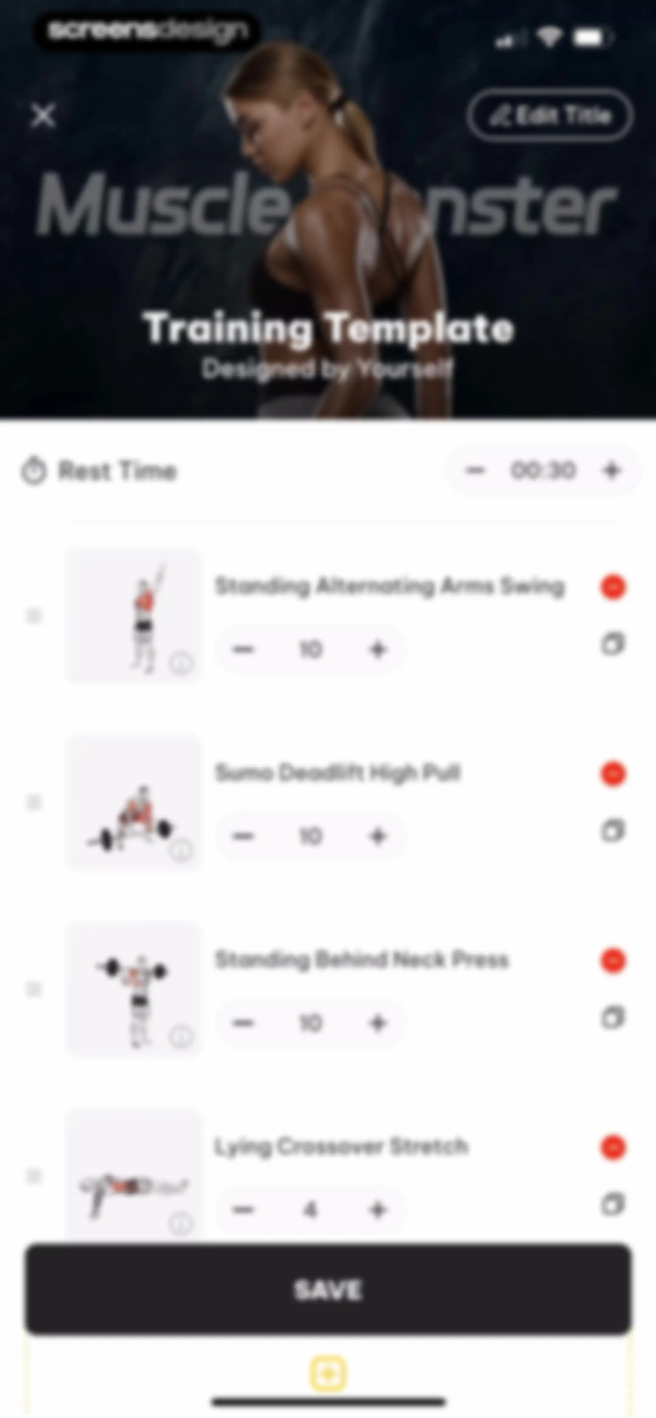 Muscle Monster Workout Planner screen 76