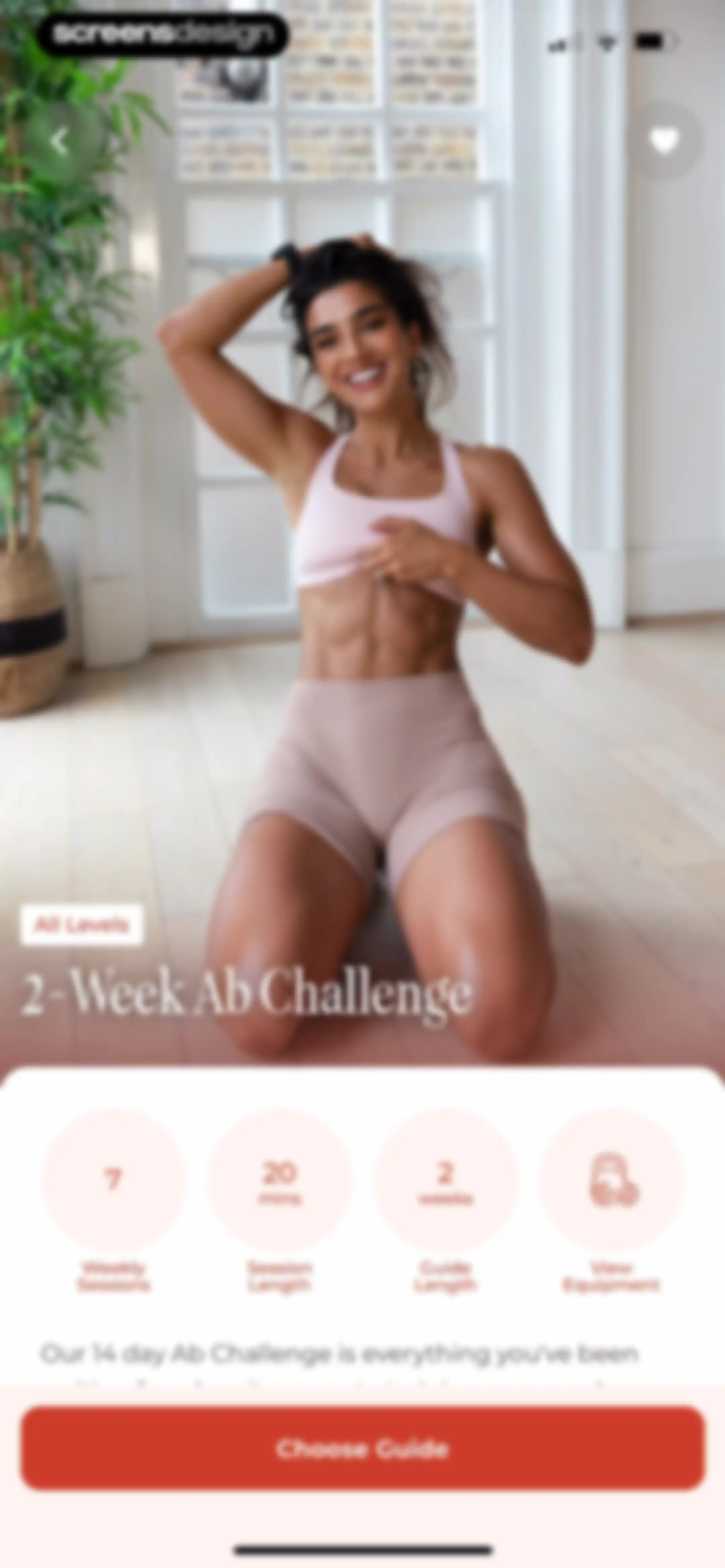 WeGLOW: Home Workout for Women screen 113