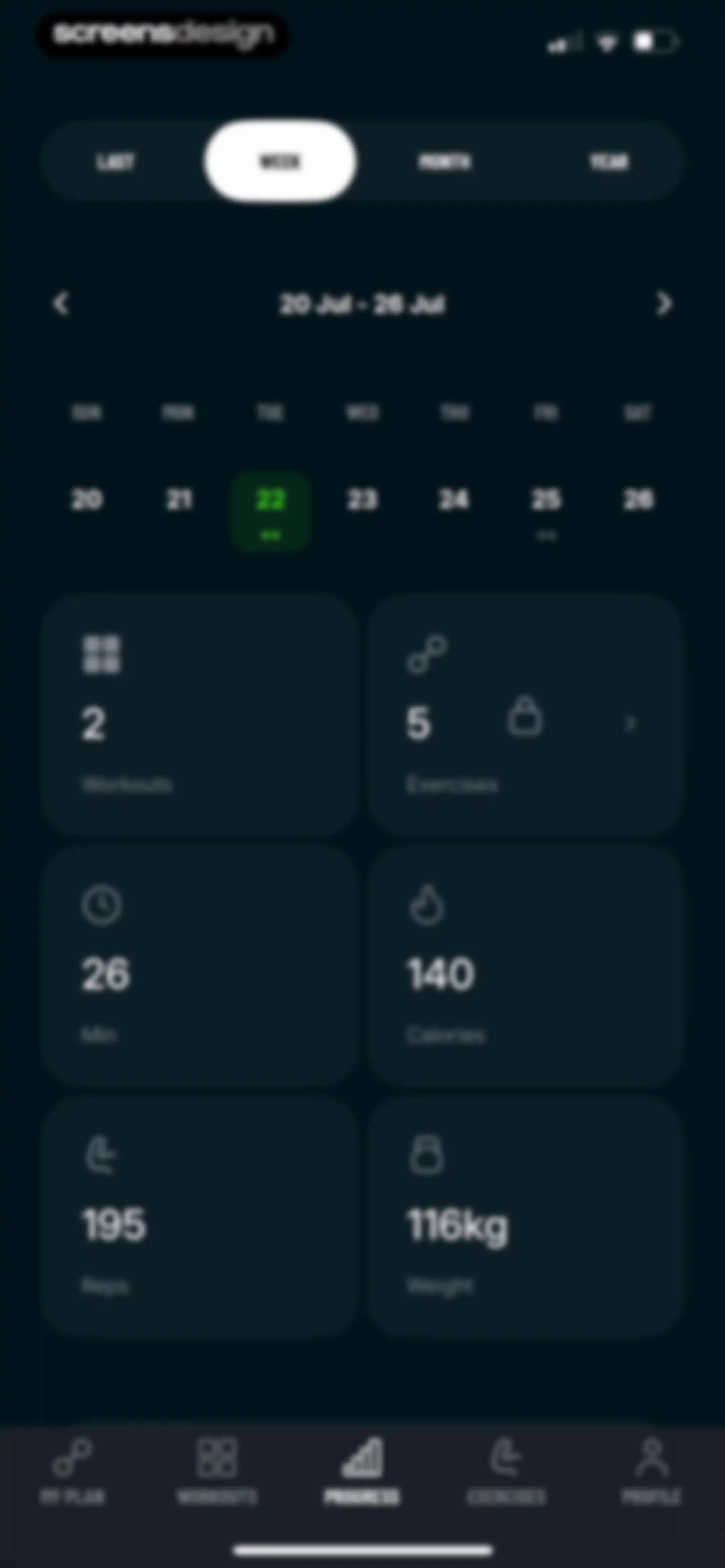 Befit: Gym & Home Workout Plan screen 118