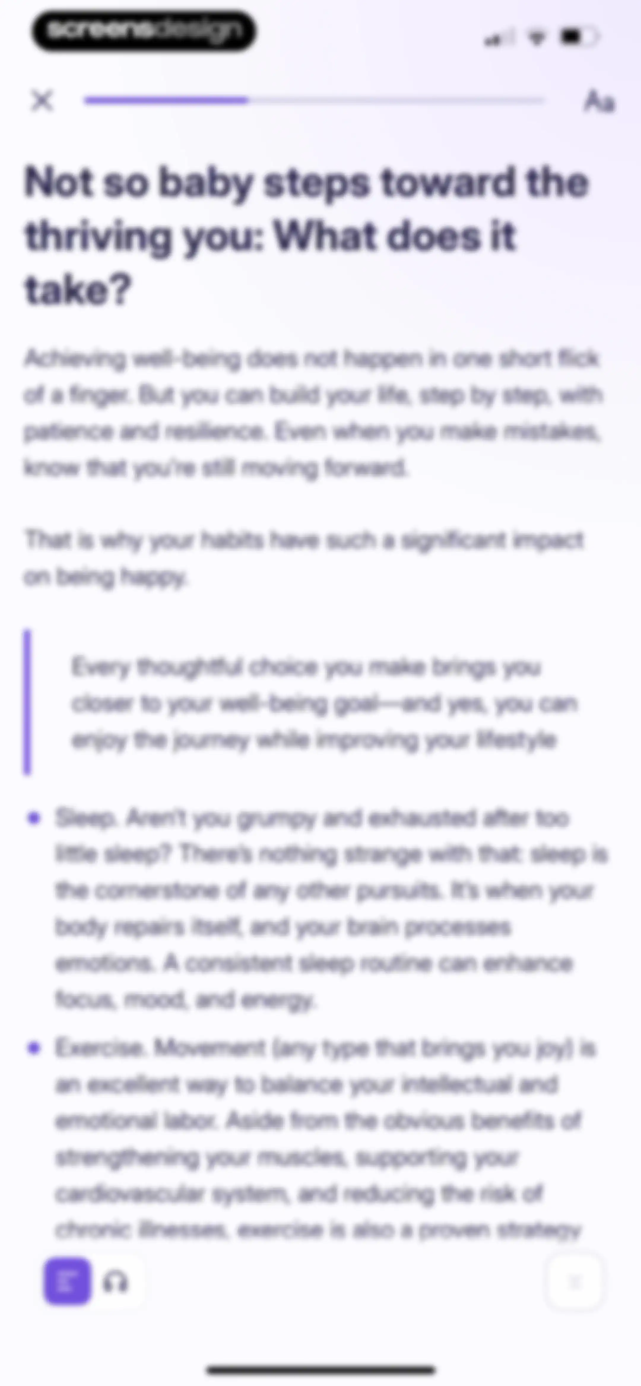 Liven: Discover yourself screen 81