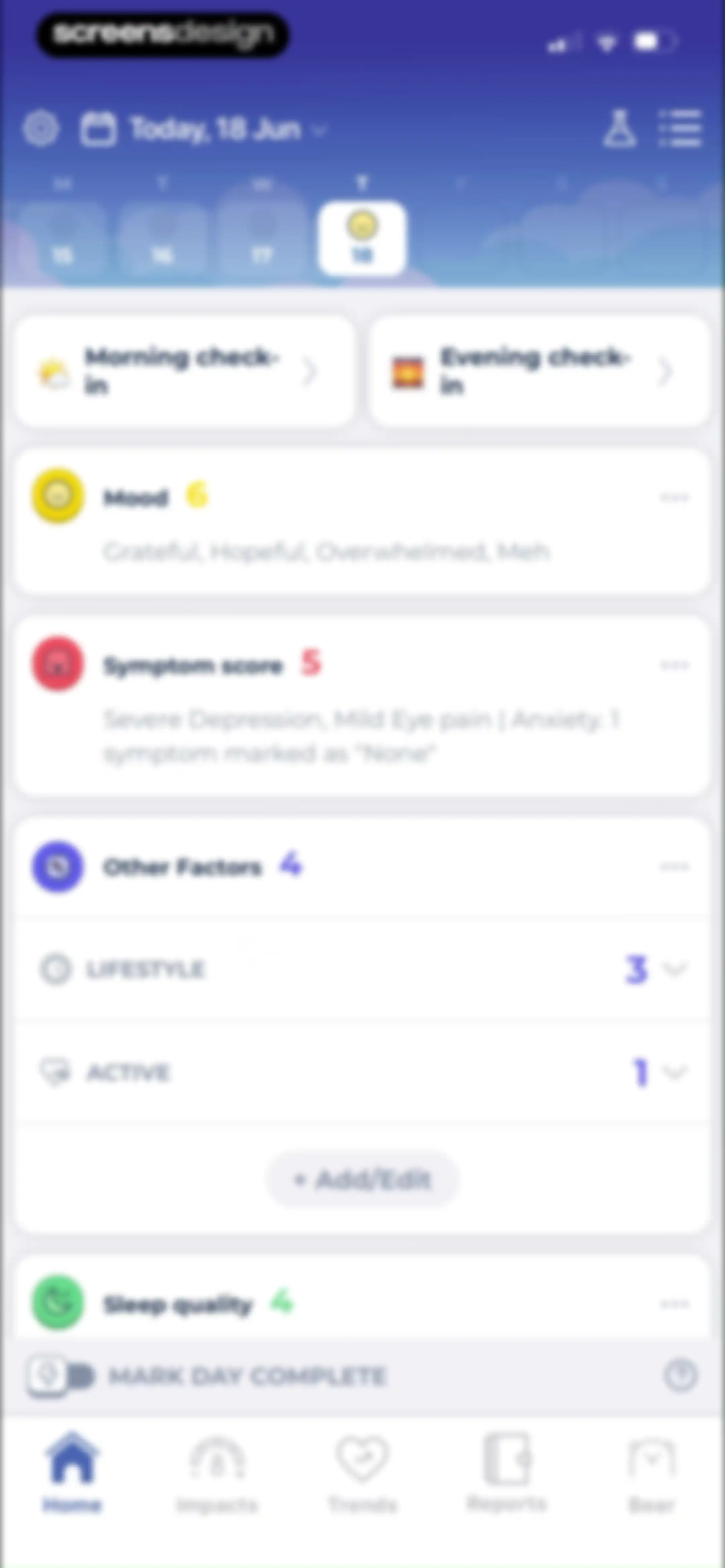 Bearable - Symptom Tracker screen 68
