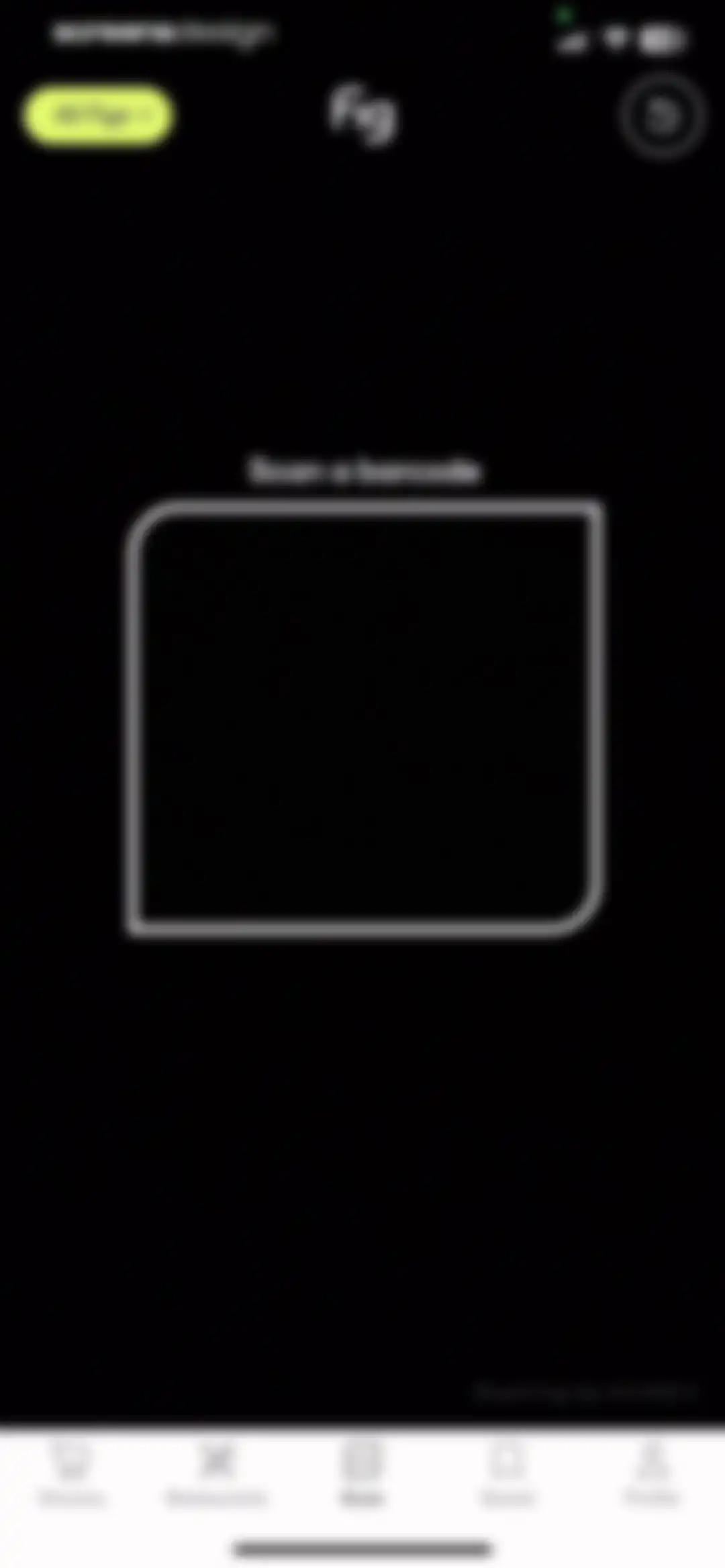 Fig: Food Scanner & Guide screen 22