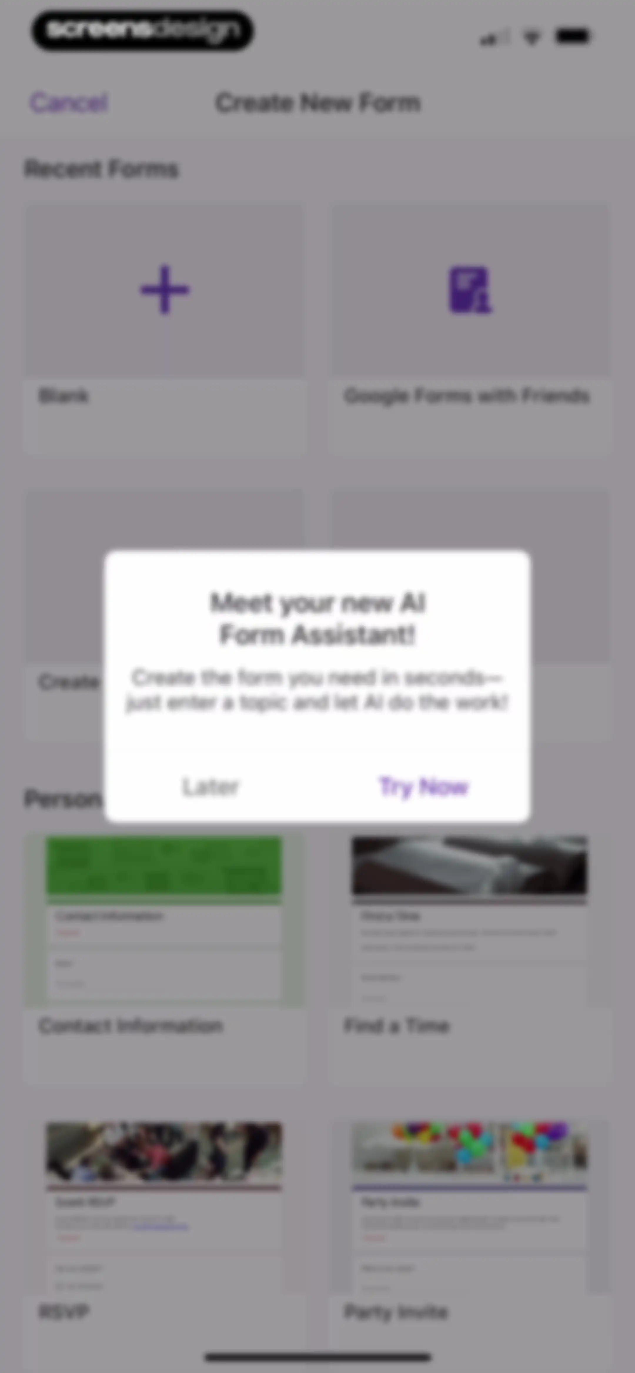 Forms for Google Docs screen 19