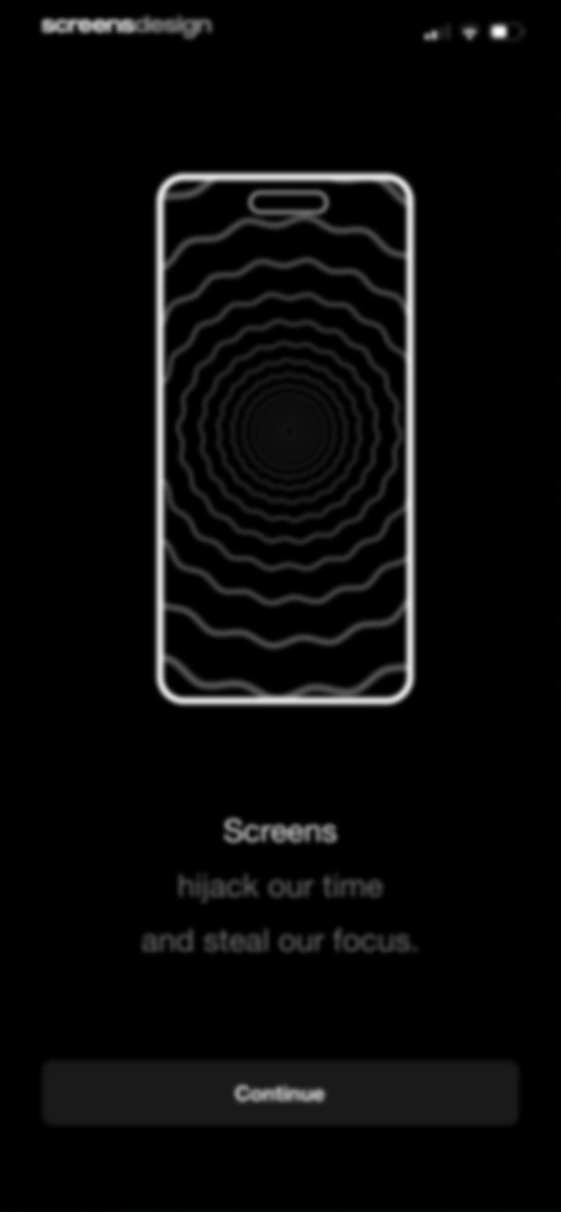 Blank Spaces Launcher screen 1