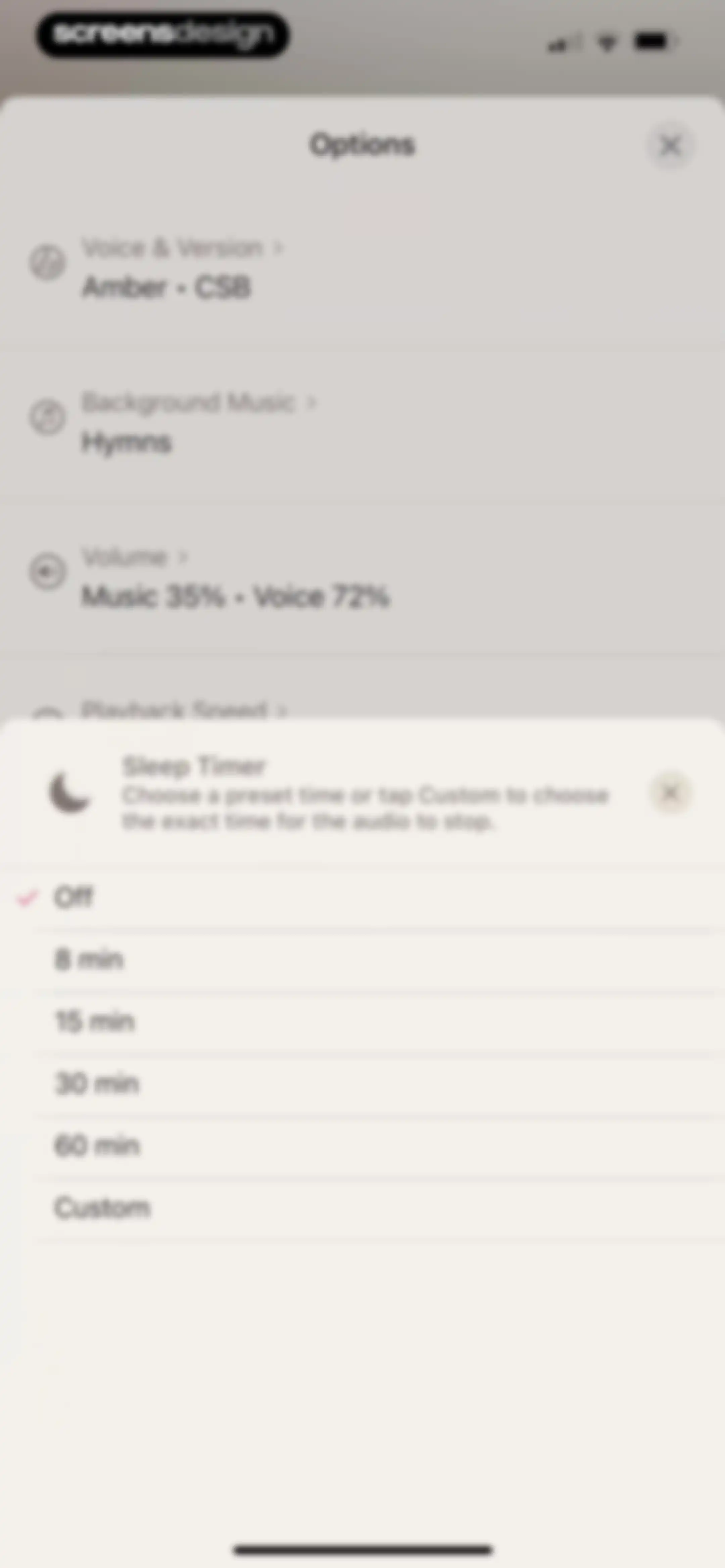 Dwell: Audio Bible screen 30