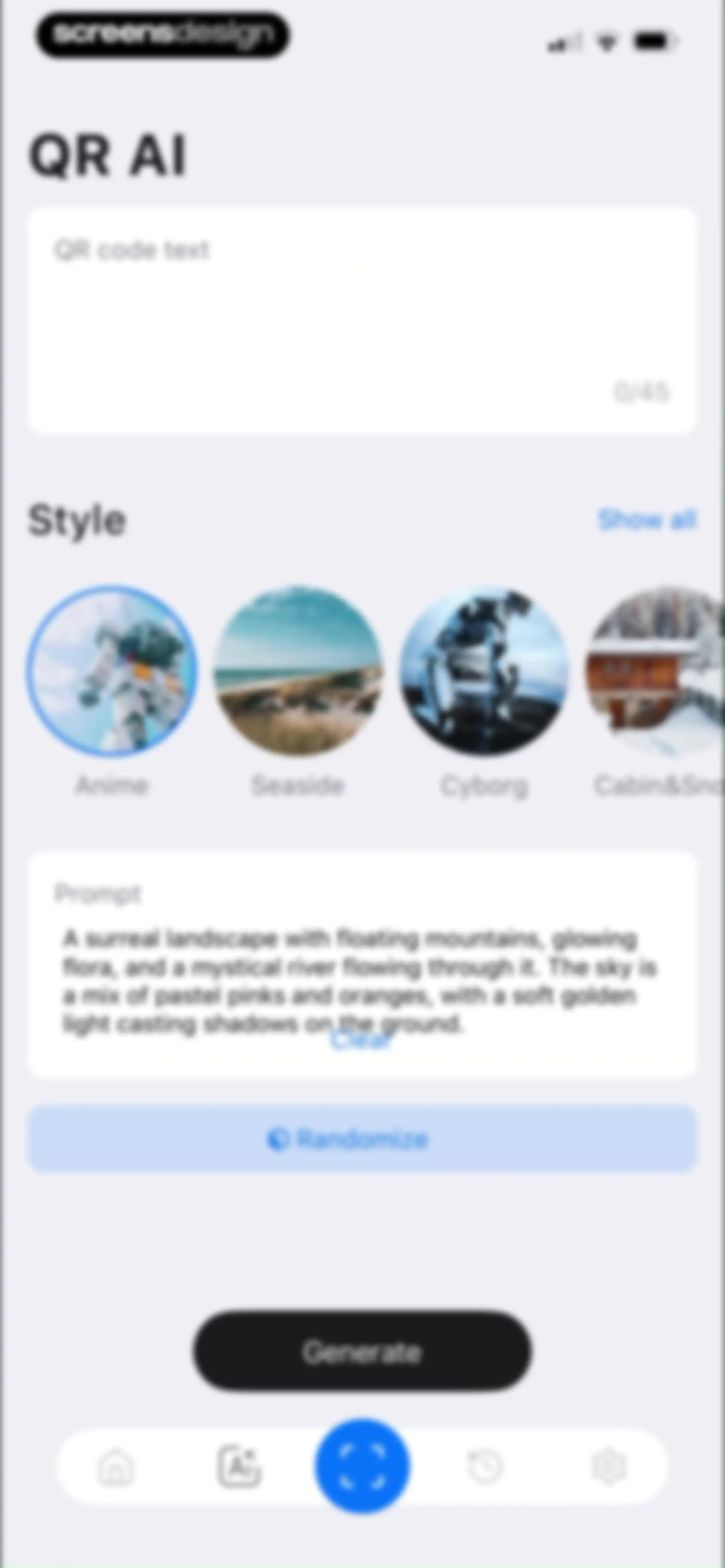 QR Code Scanner & AI Generator screen 54