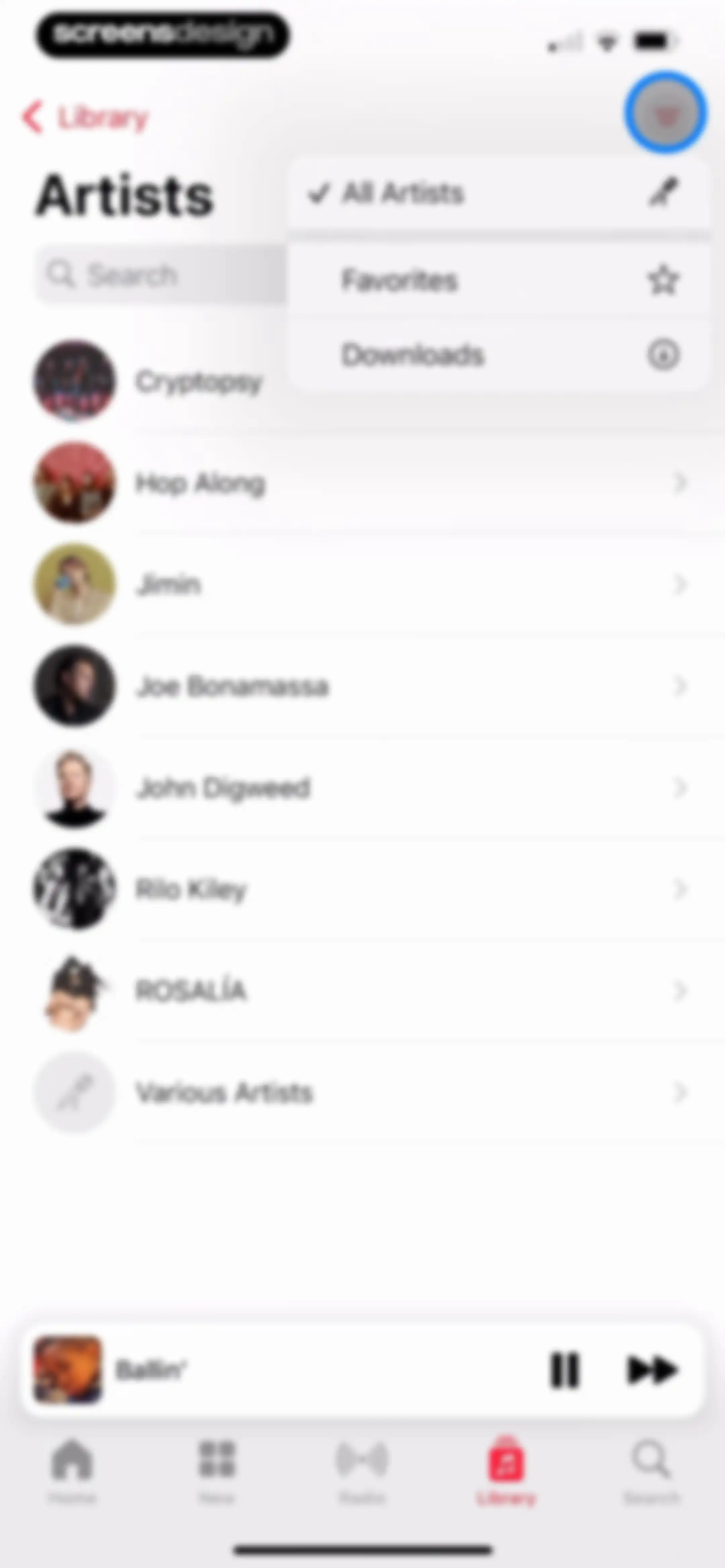 Apple Music screen 123
