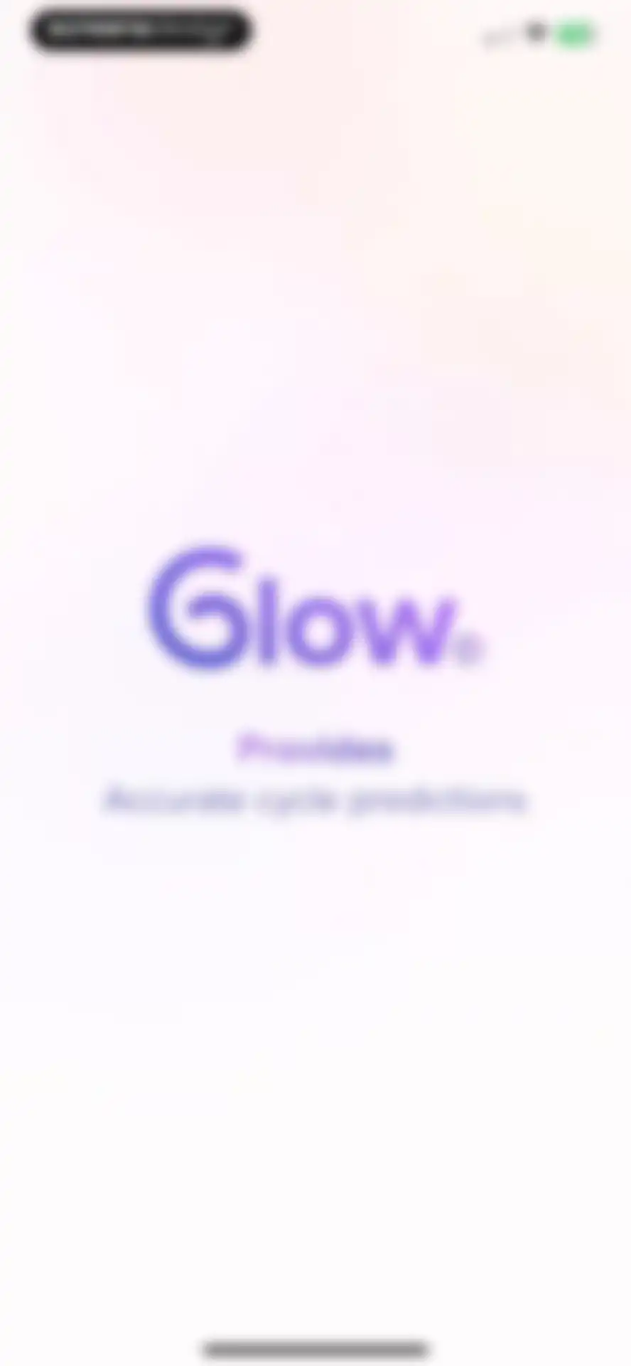 Glow Ovulation & Period App screen 2