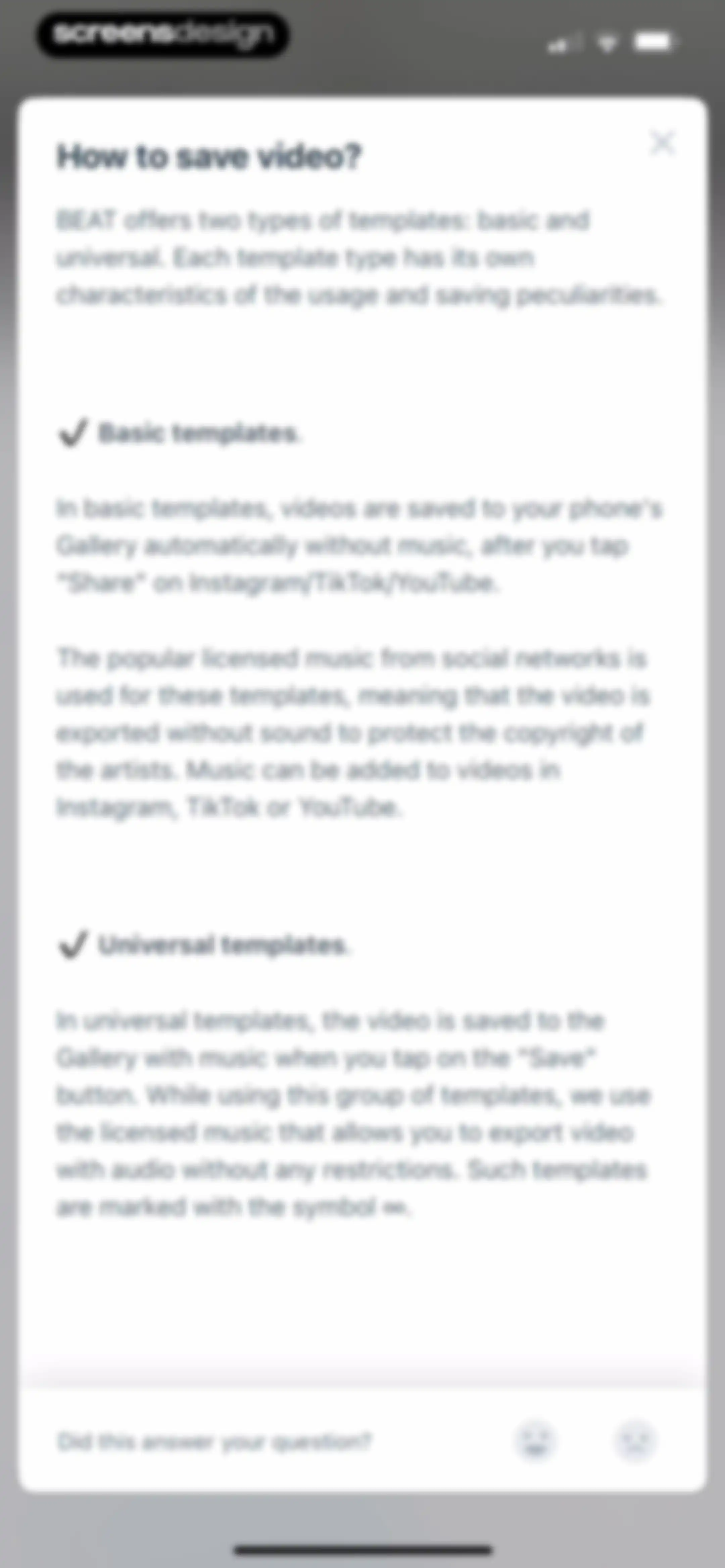 Reels Maker for Instagram BEAT screen 67