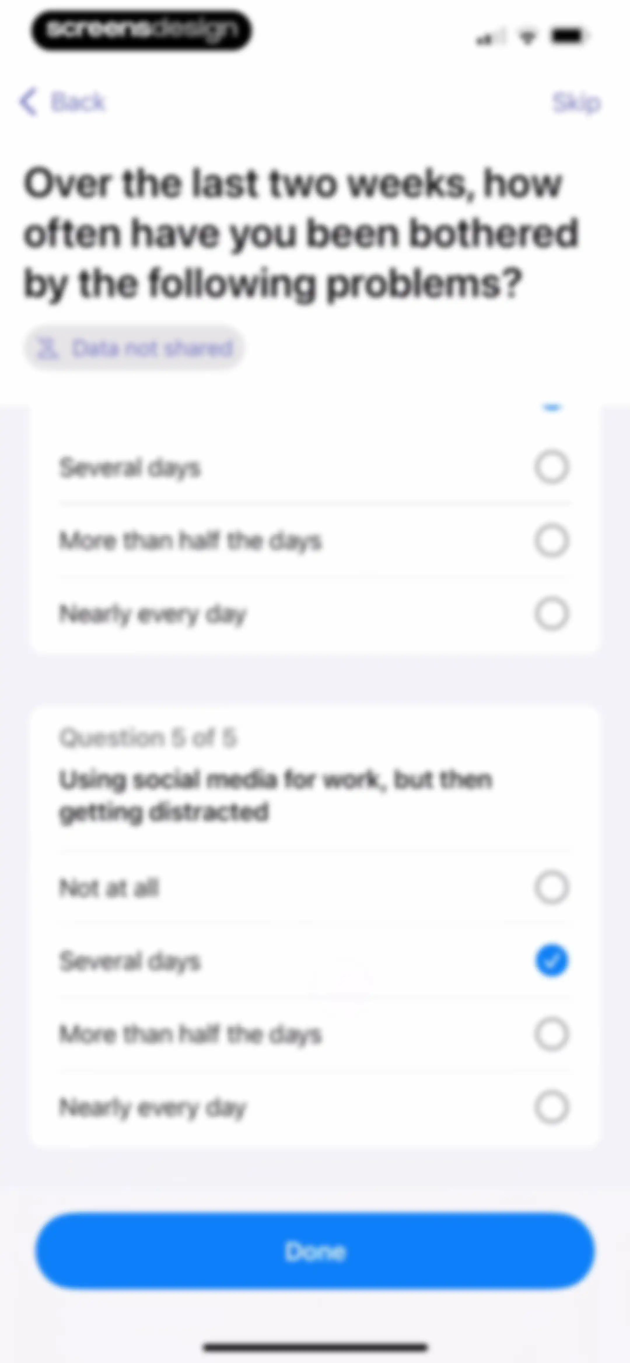 one sec | screen time + focus screen 3