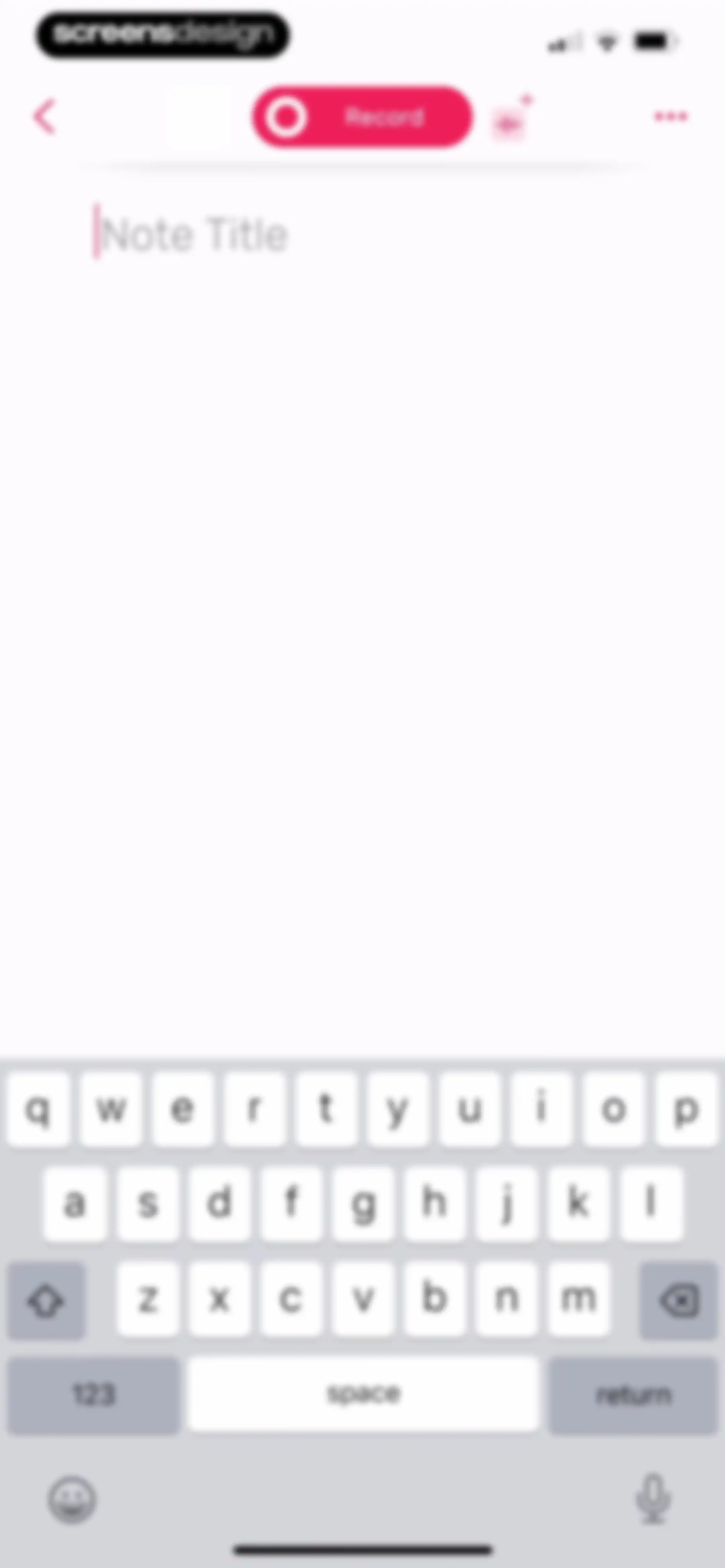 Noted: Record & AI Transcribe screen 81