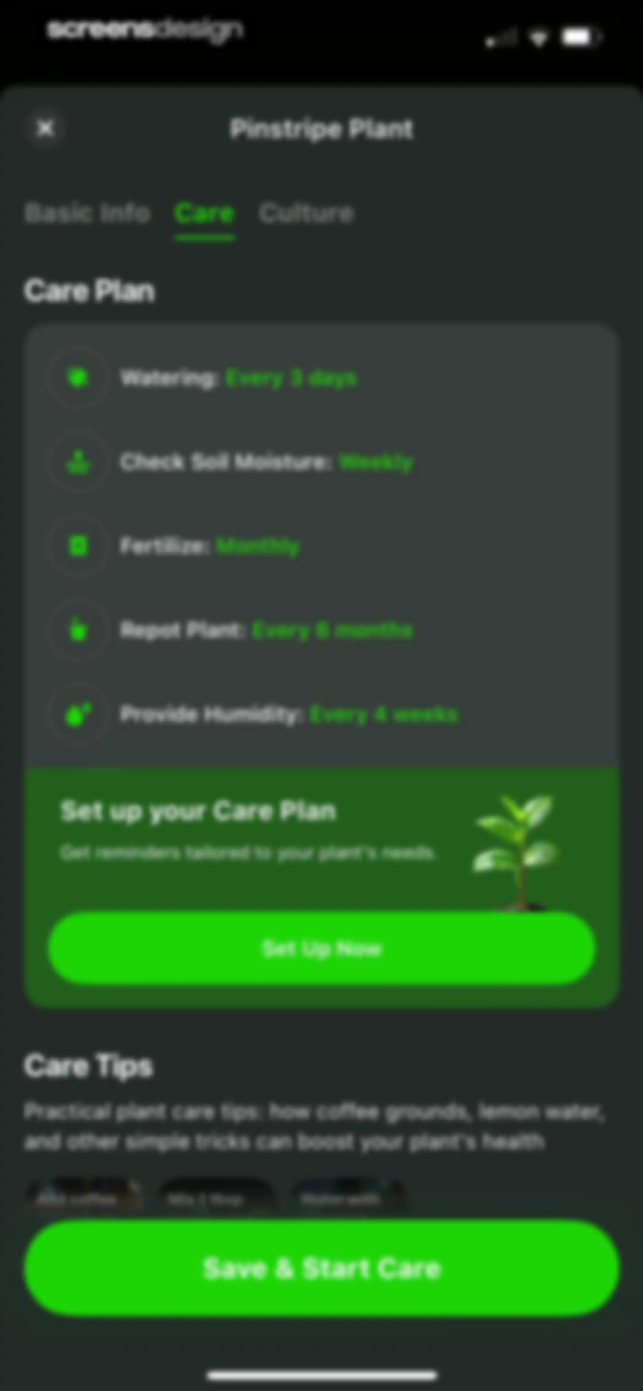 Plant Identifier & Care App screen 27
