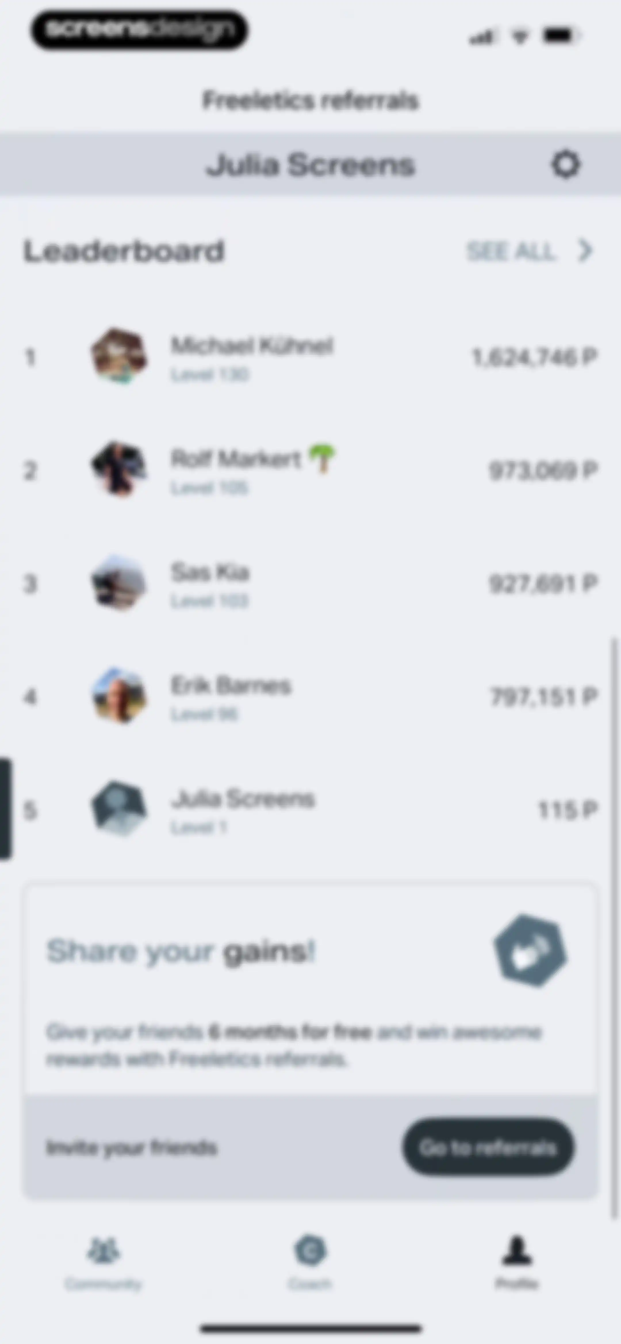 Freeletics: Workouts & Fitness screen 172