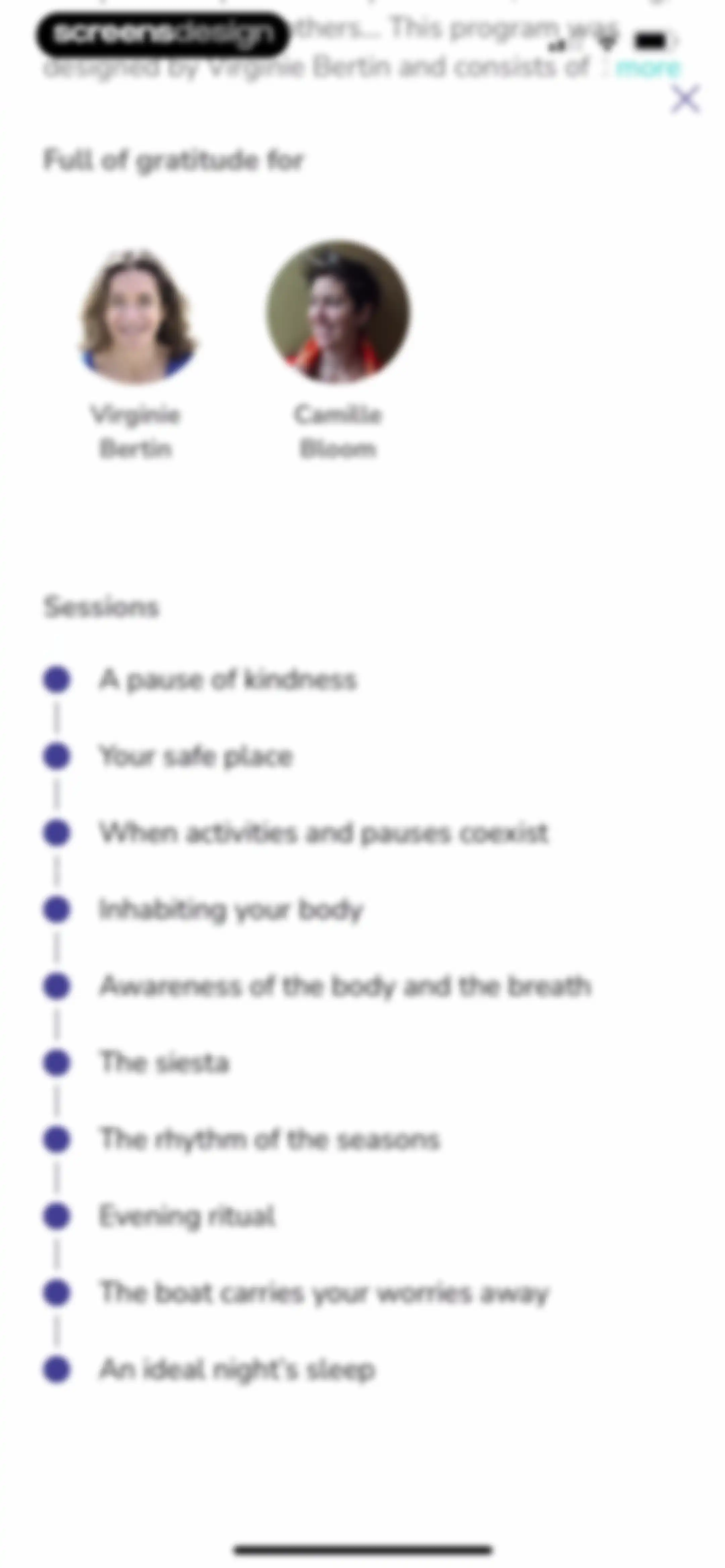Petit BamBou: Mindfulness screen 82