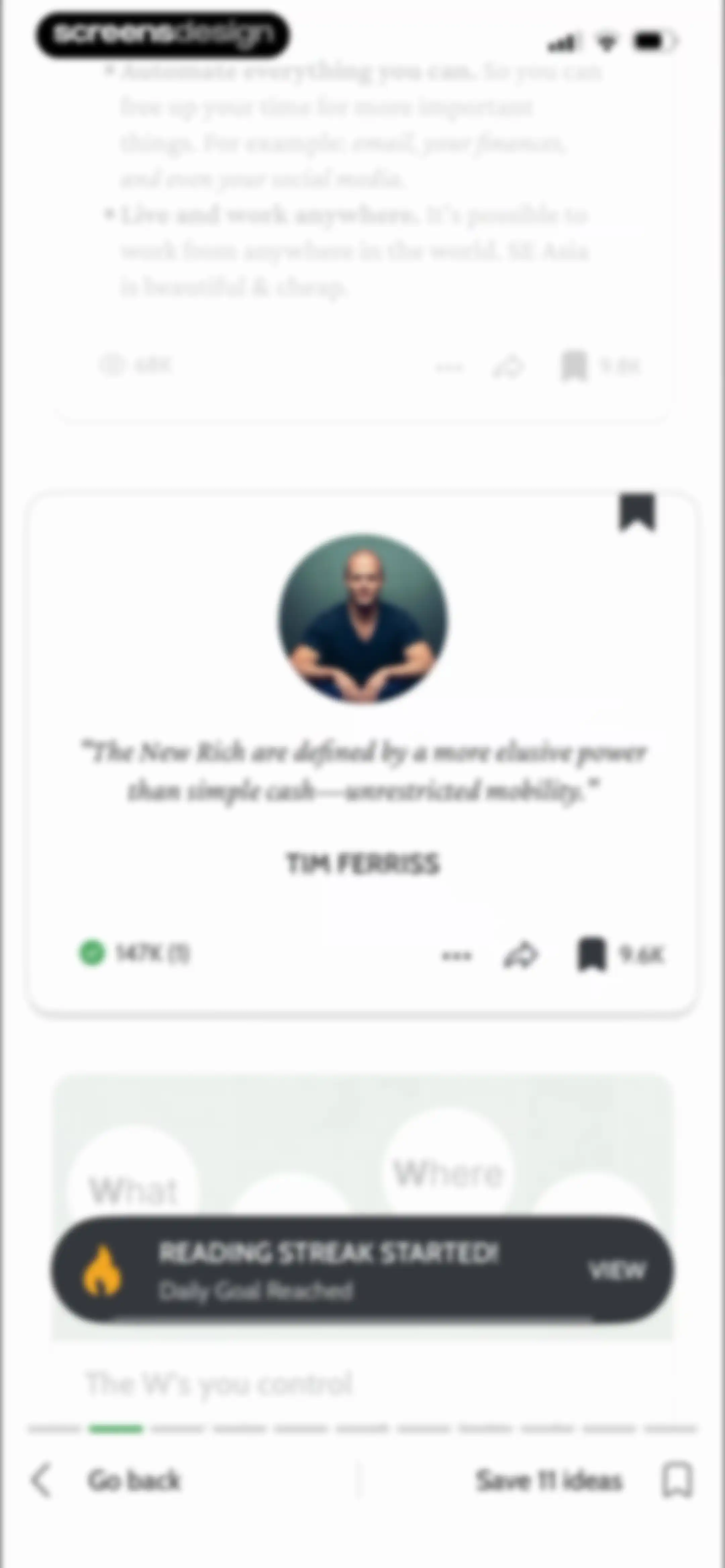 Deepstash: Smarter Every Day! screen 70