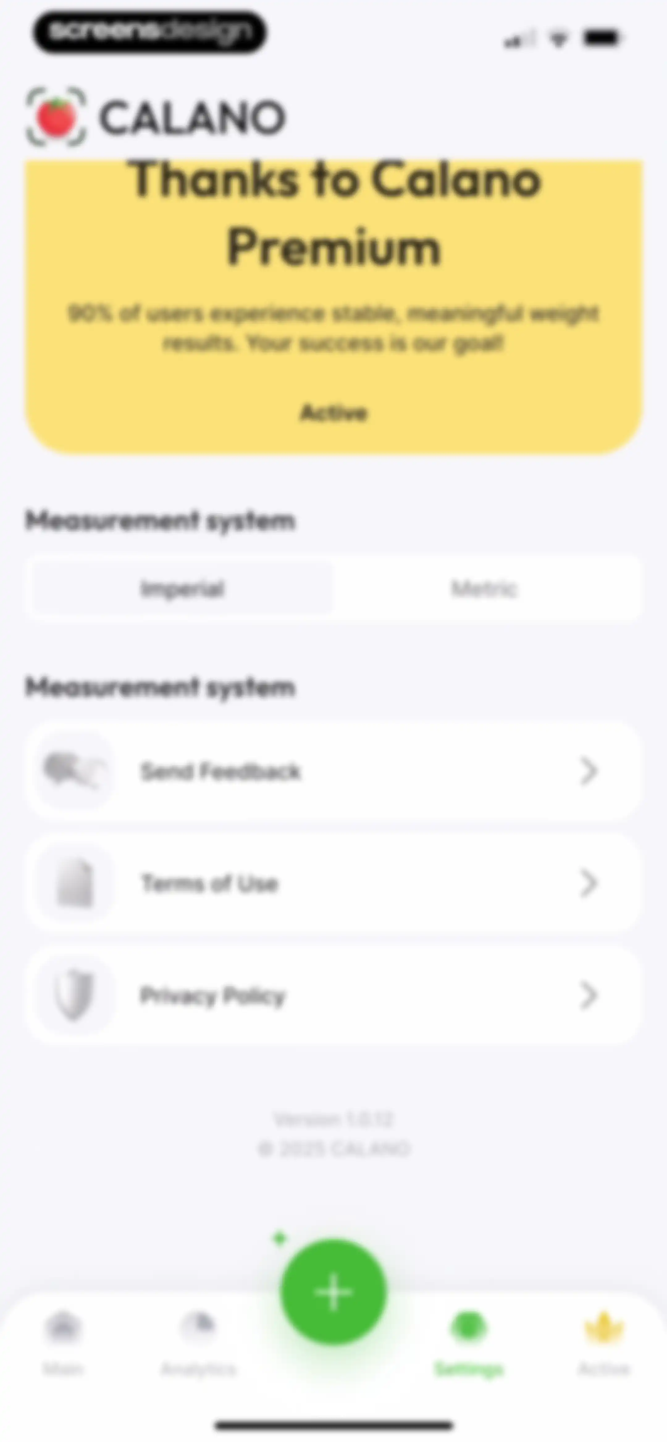 CALANO — Calorie Tracker screen 87