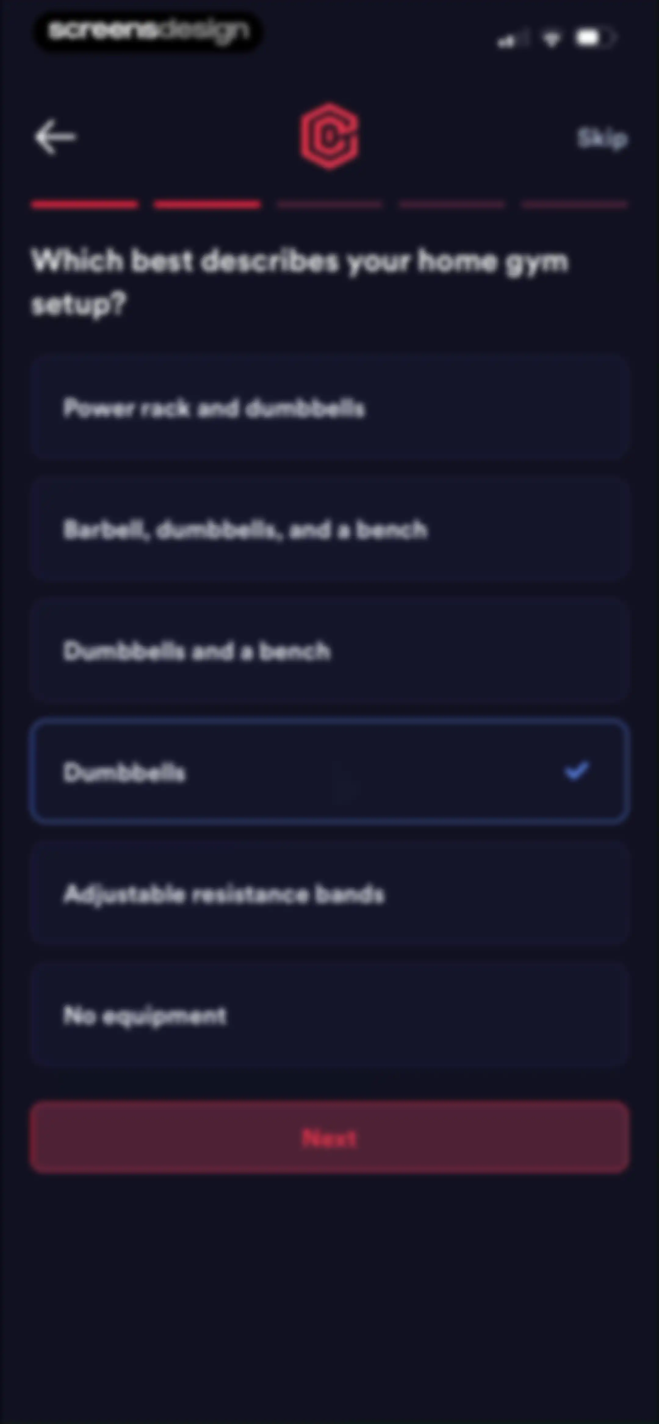 Caliber: Strength Training screen 27