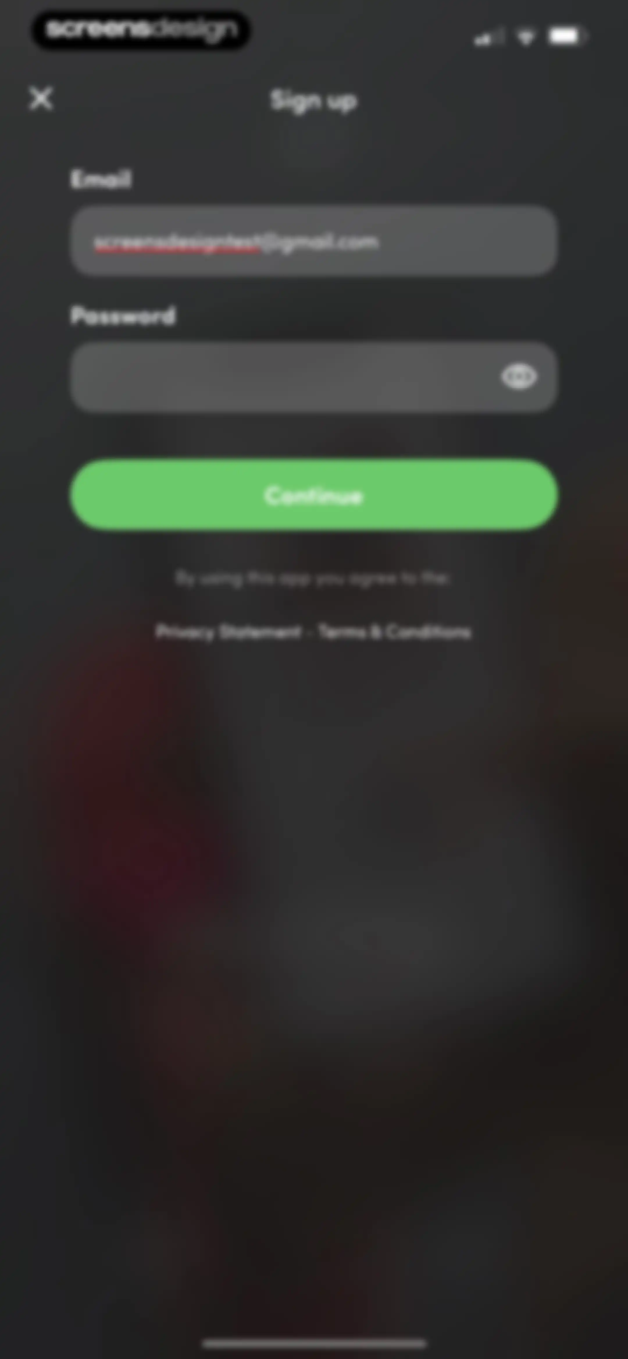 Calories and nutrition tracker screen 6