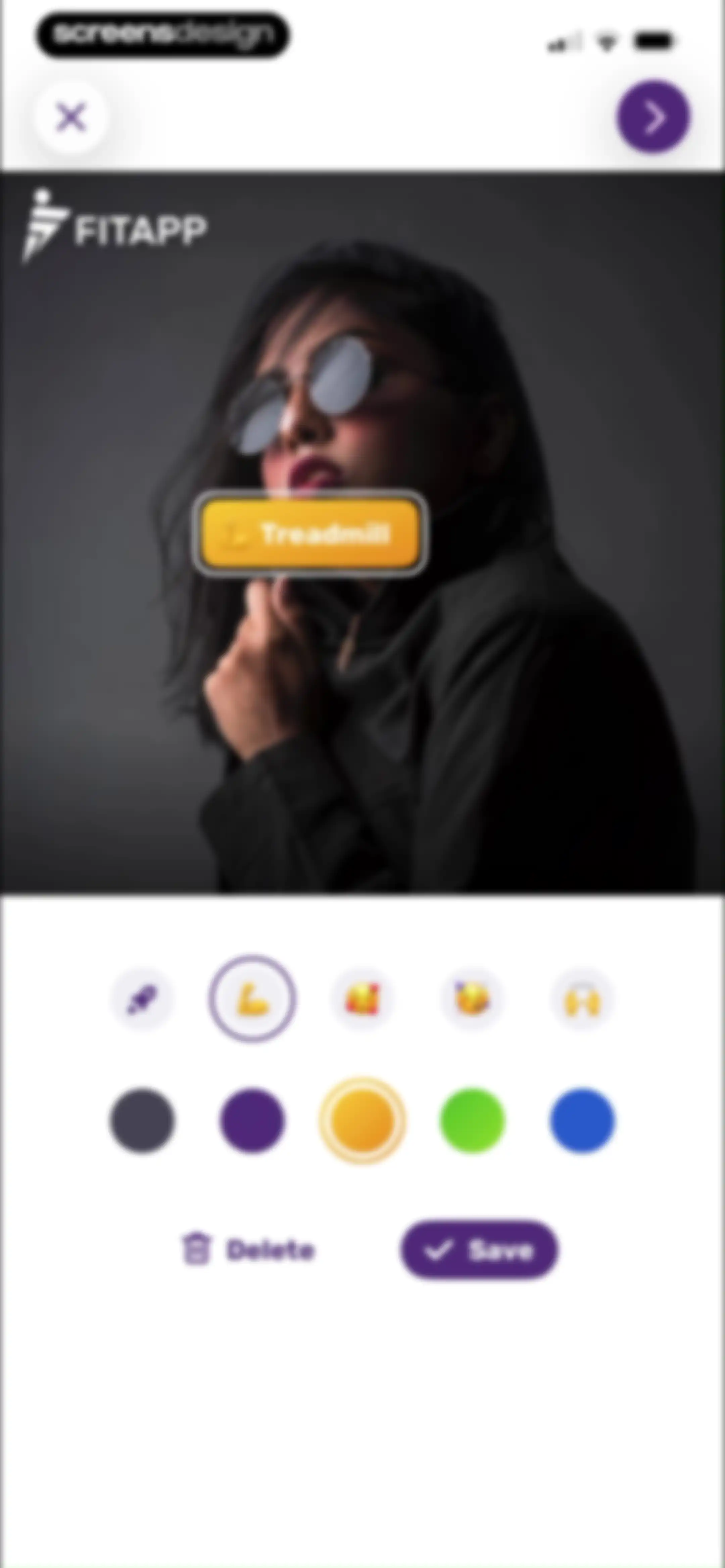 Running Tracker App – FITAPP screen 53