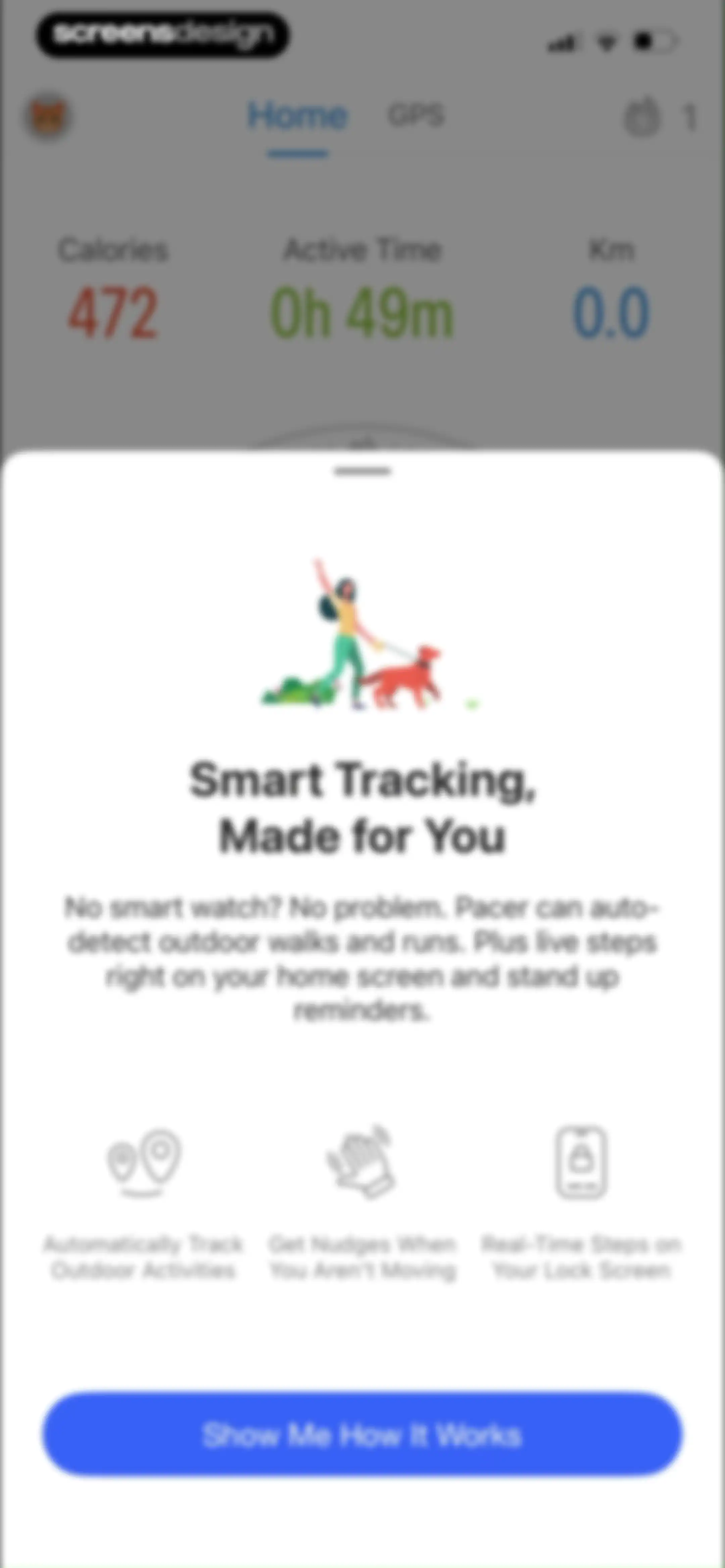 Pacer Pedometer Step Counter screen 122