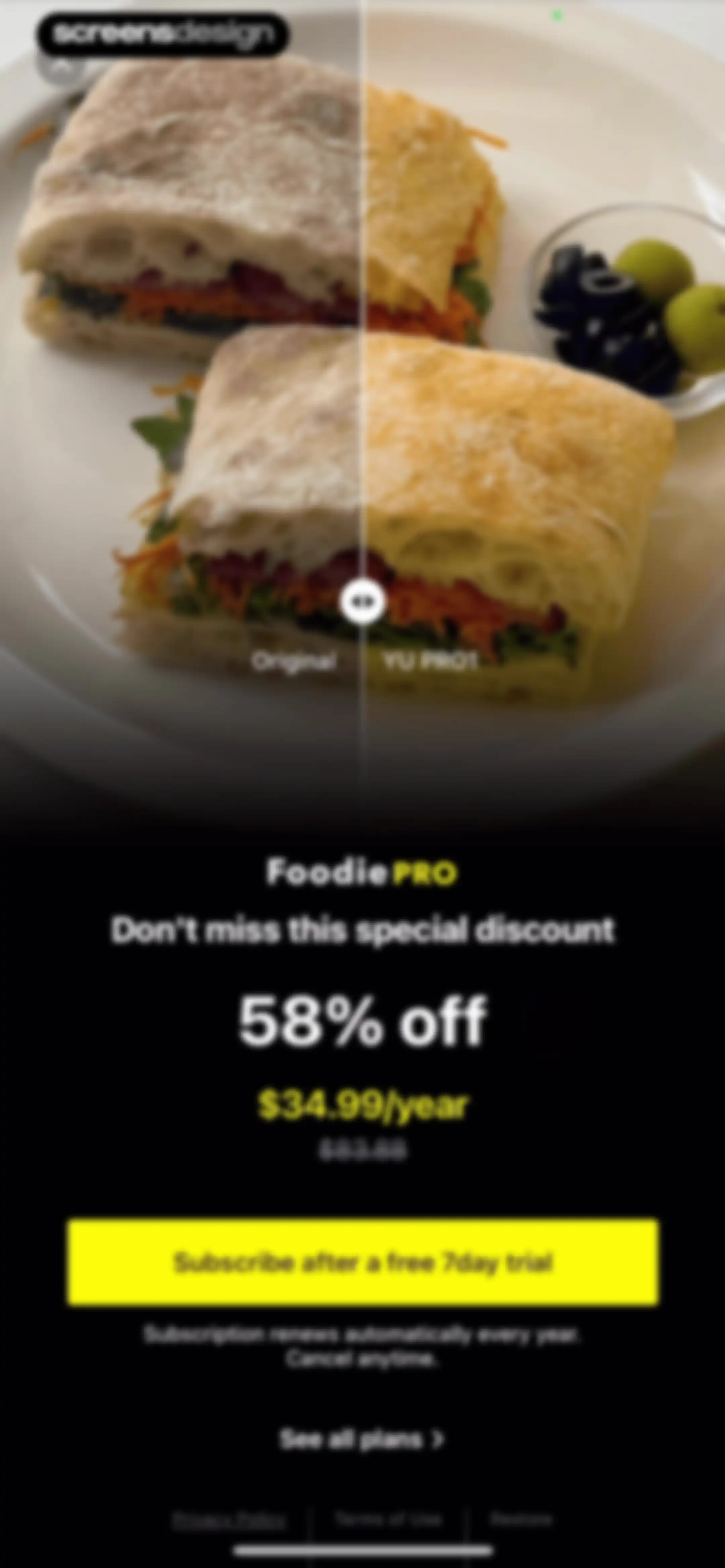 Foodie - Filter & Film Camera screen 6